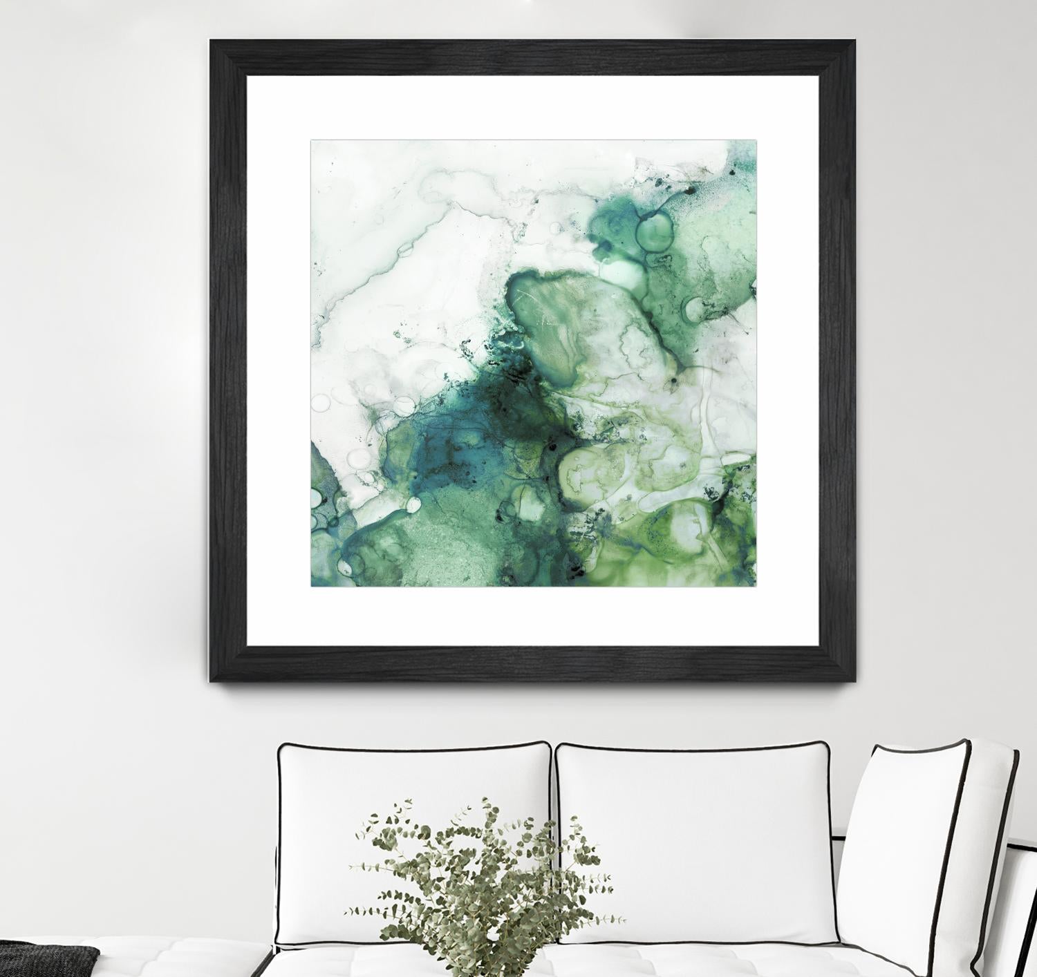 Zen Panel IV by Wendy Kroeker on GIANT ART - white abstract