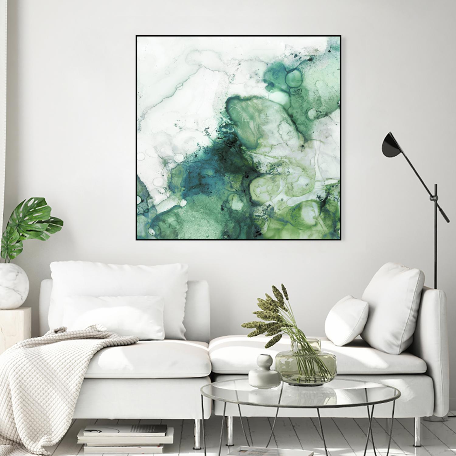 Zen Panel IV by Wendy Kroeker on GIANT ART - white abstract