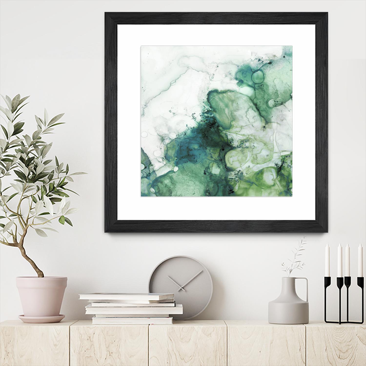 Zen Panel IV by Wendy Kroeker on GIANT ART - white abstract