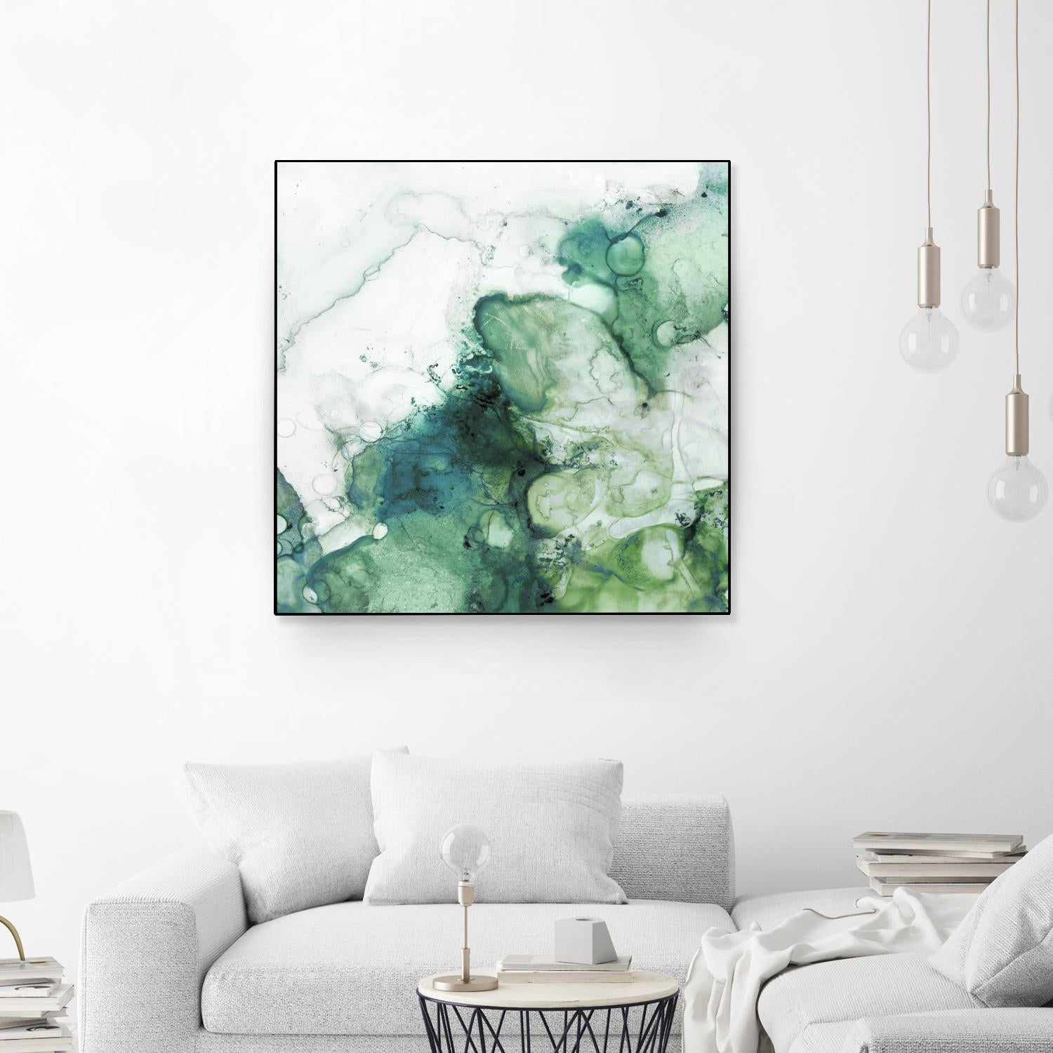 Zen Panel IV by Wendy Kroeker on GIANT ART - white abstract