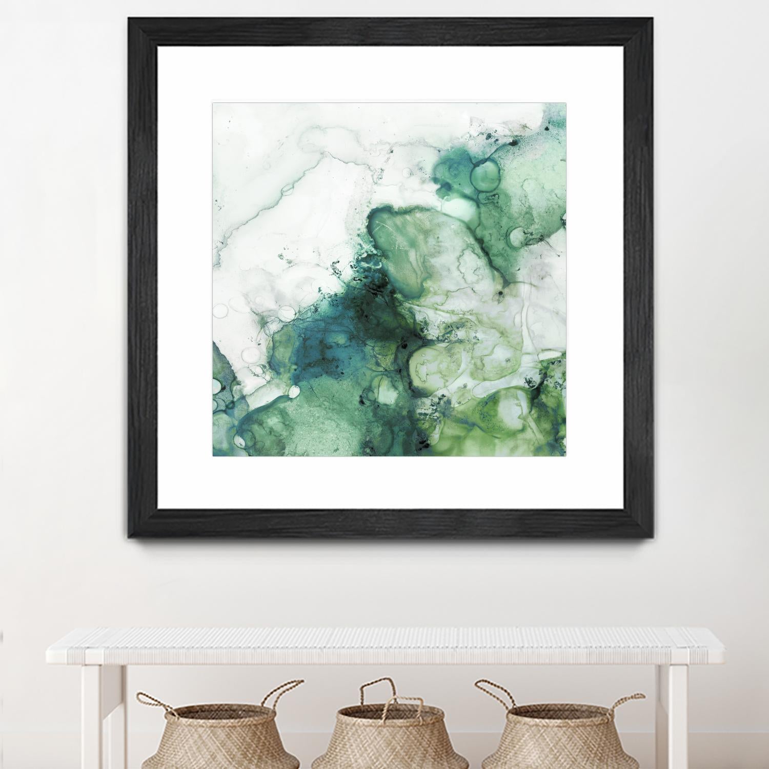 Zen Panel IV by Wendy Kroeker on GIANT ART - white abstract