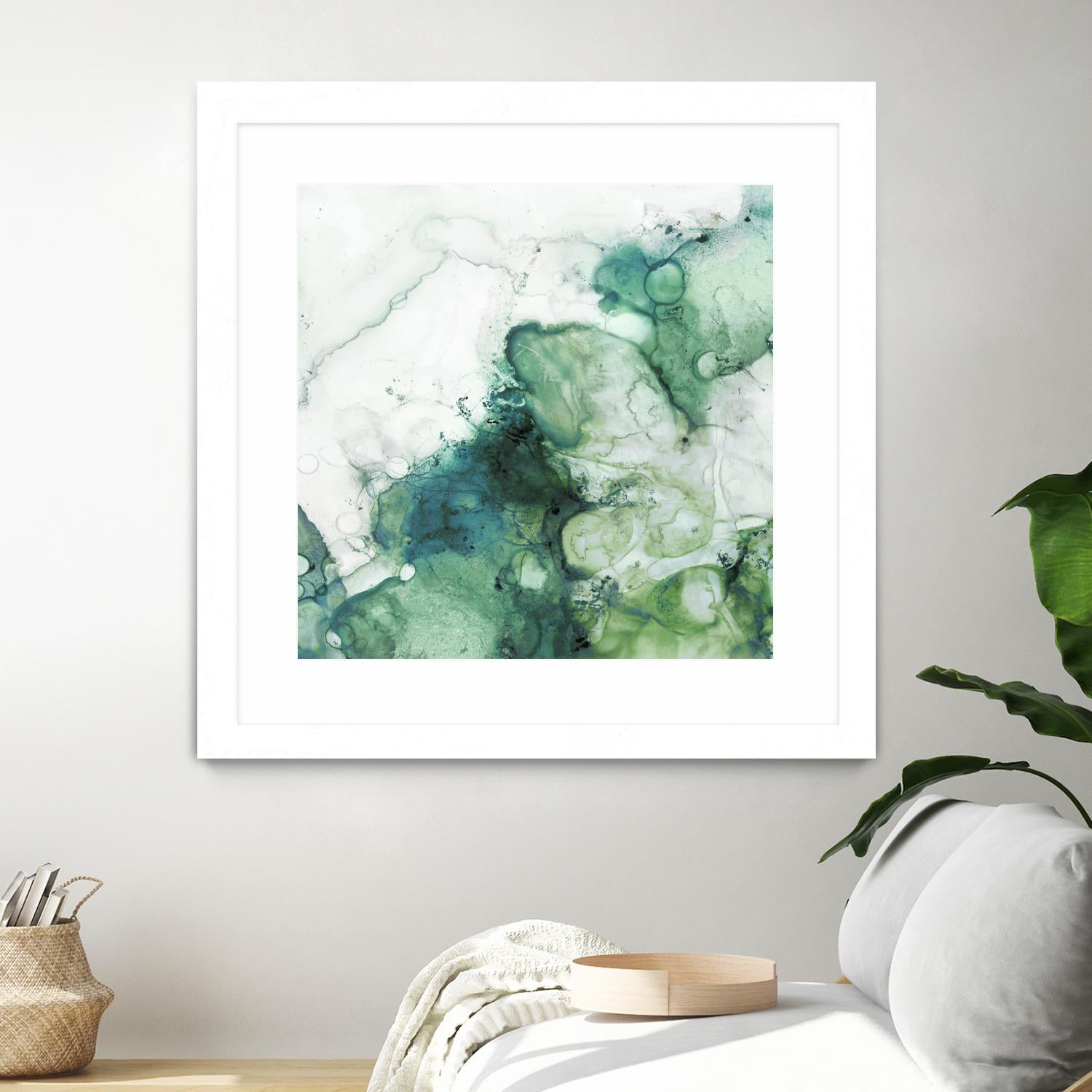 Zen Panel IV by Wendy Kroeker on GIANT ART - white abstract