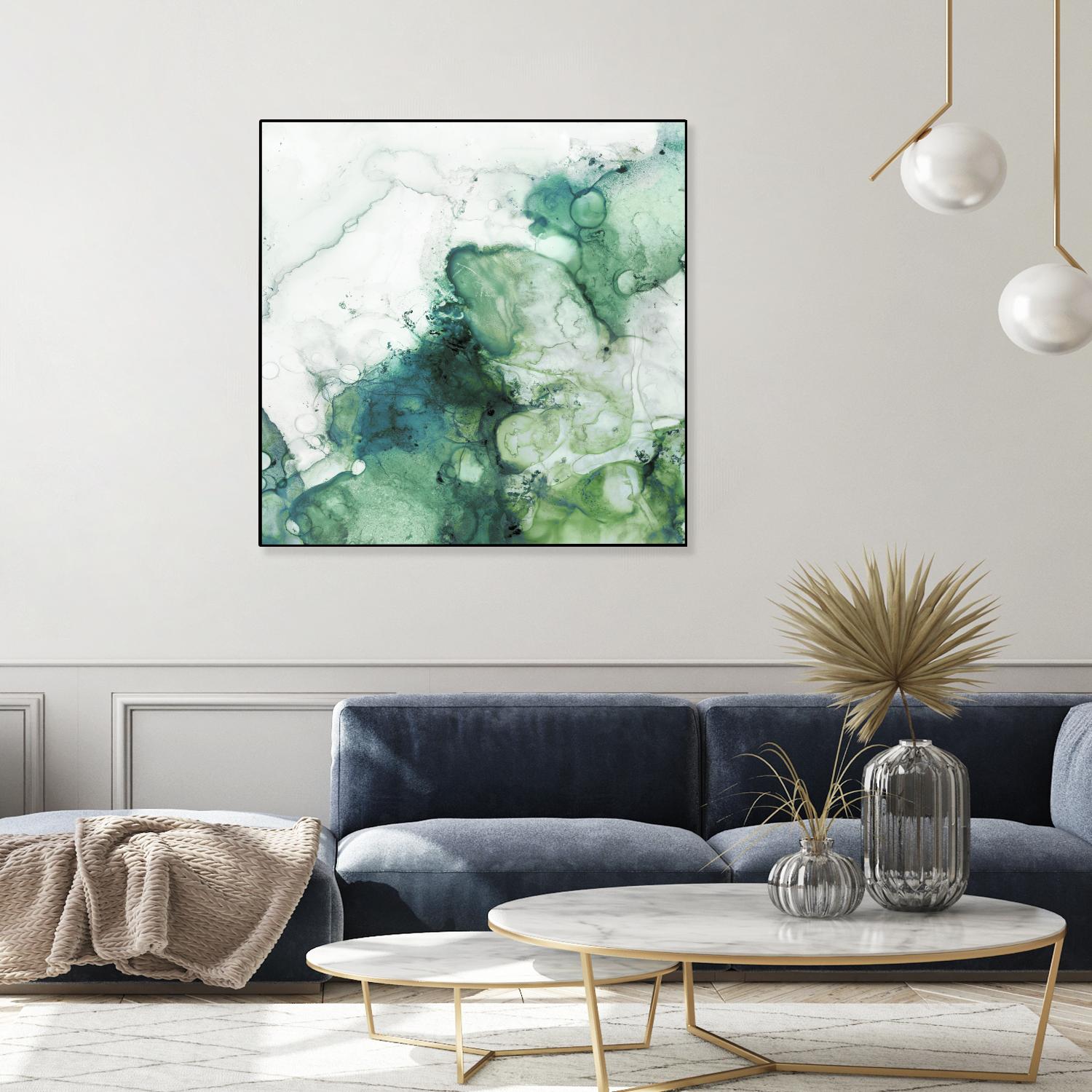 Zen Panel IV by Wendy Kroeker on GIANT ART - white abstract