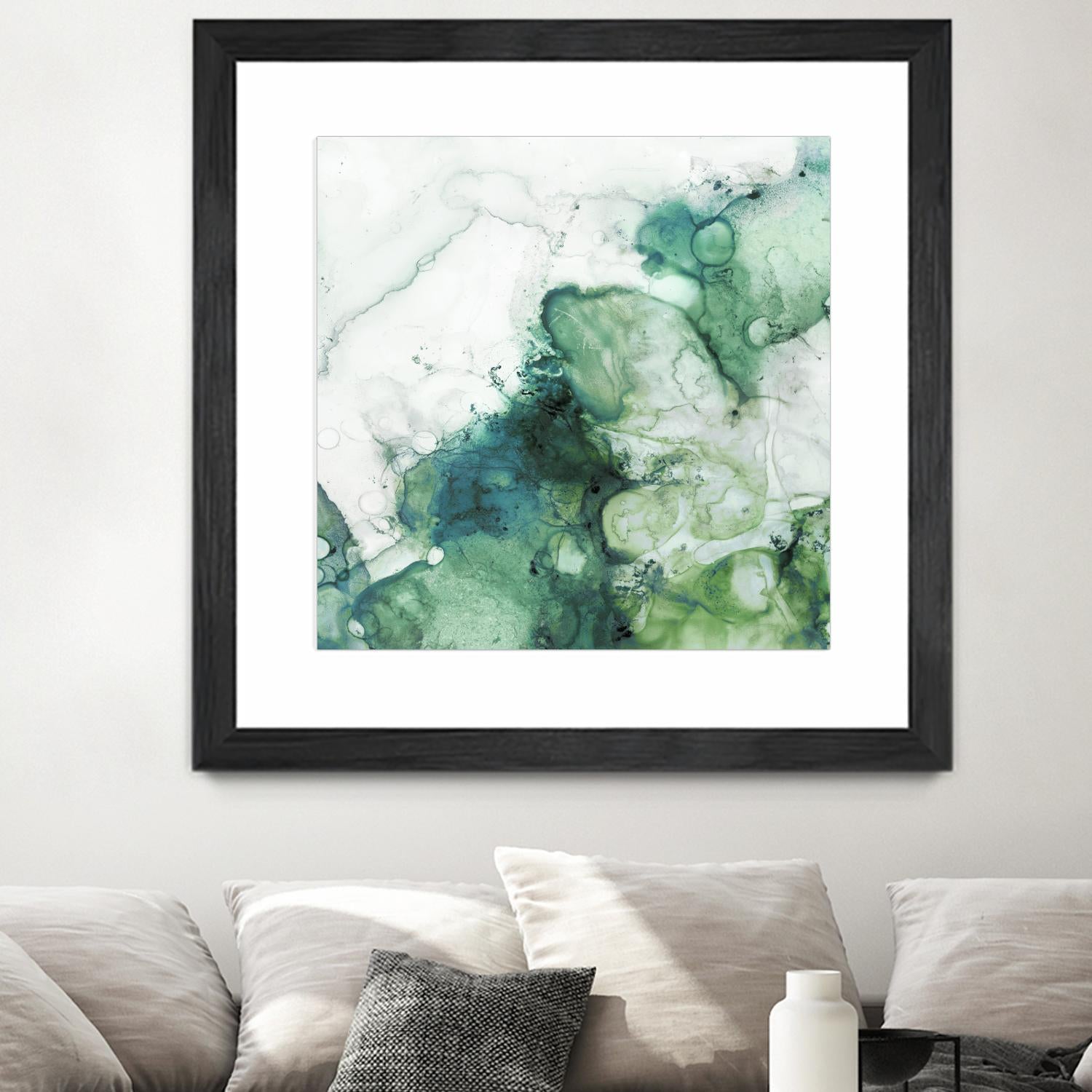 Zen Panel IV by Wendy Kroeker on GIANT ART - white abstract