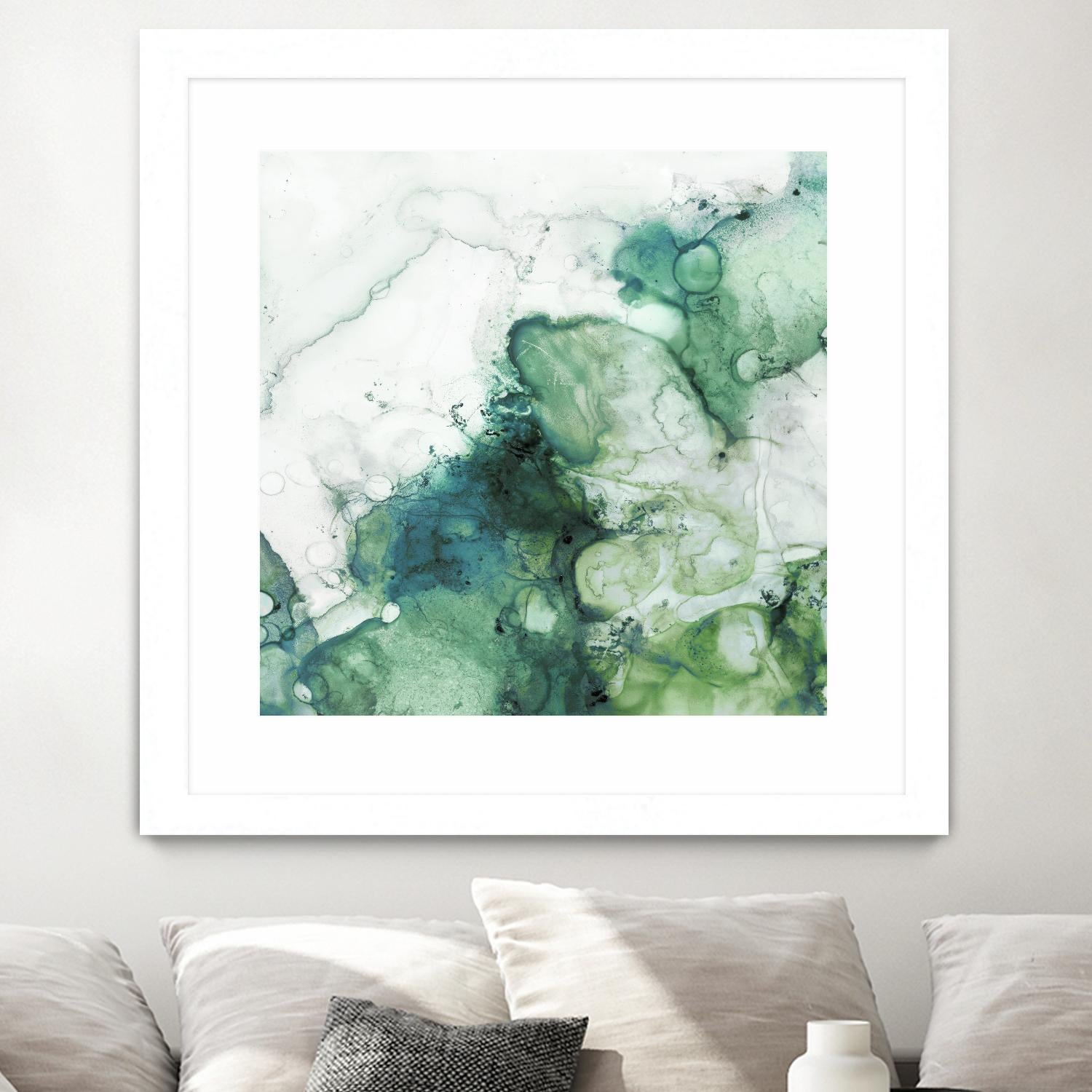 Zen Panel IV by Wendy Kroeker on GIANT ART - white abstract