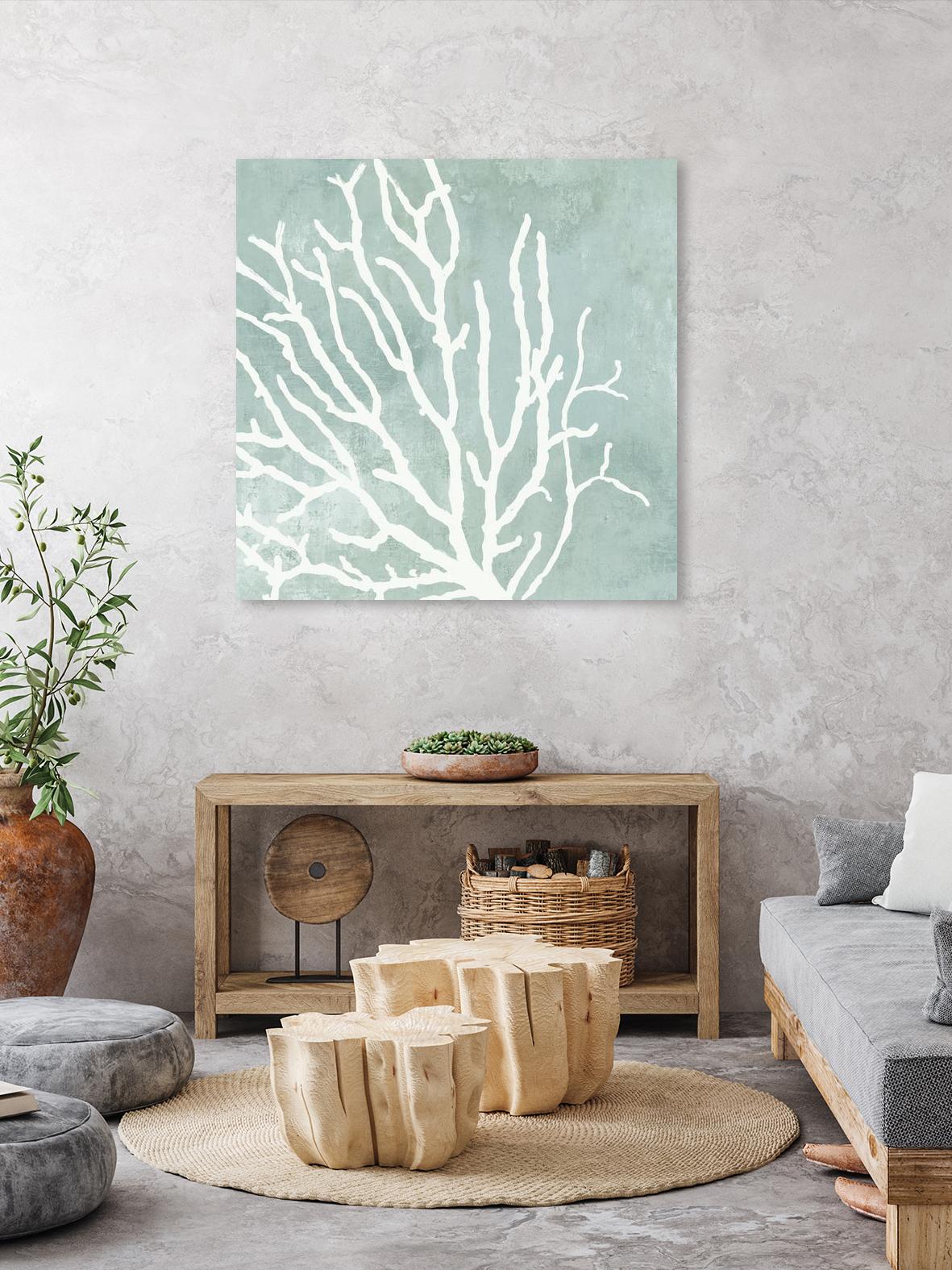 Sea Crown I by Aimee Wilson on GIANT ART - green abstract coquillage