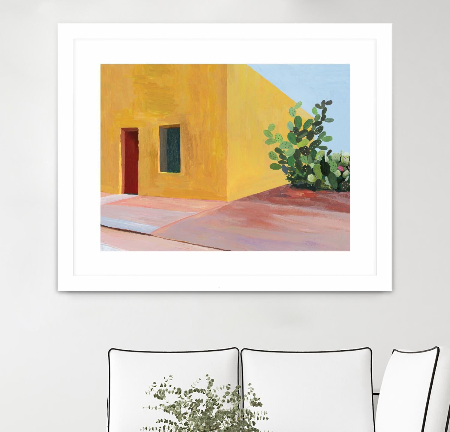 Tuscan Valley by Aimee Wilson on GIANT ART - red architecture cactus