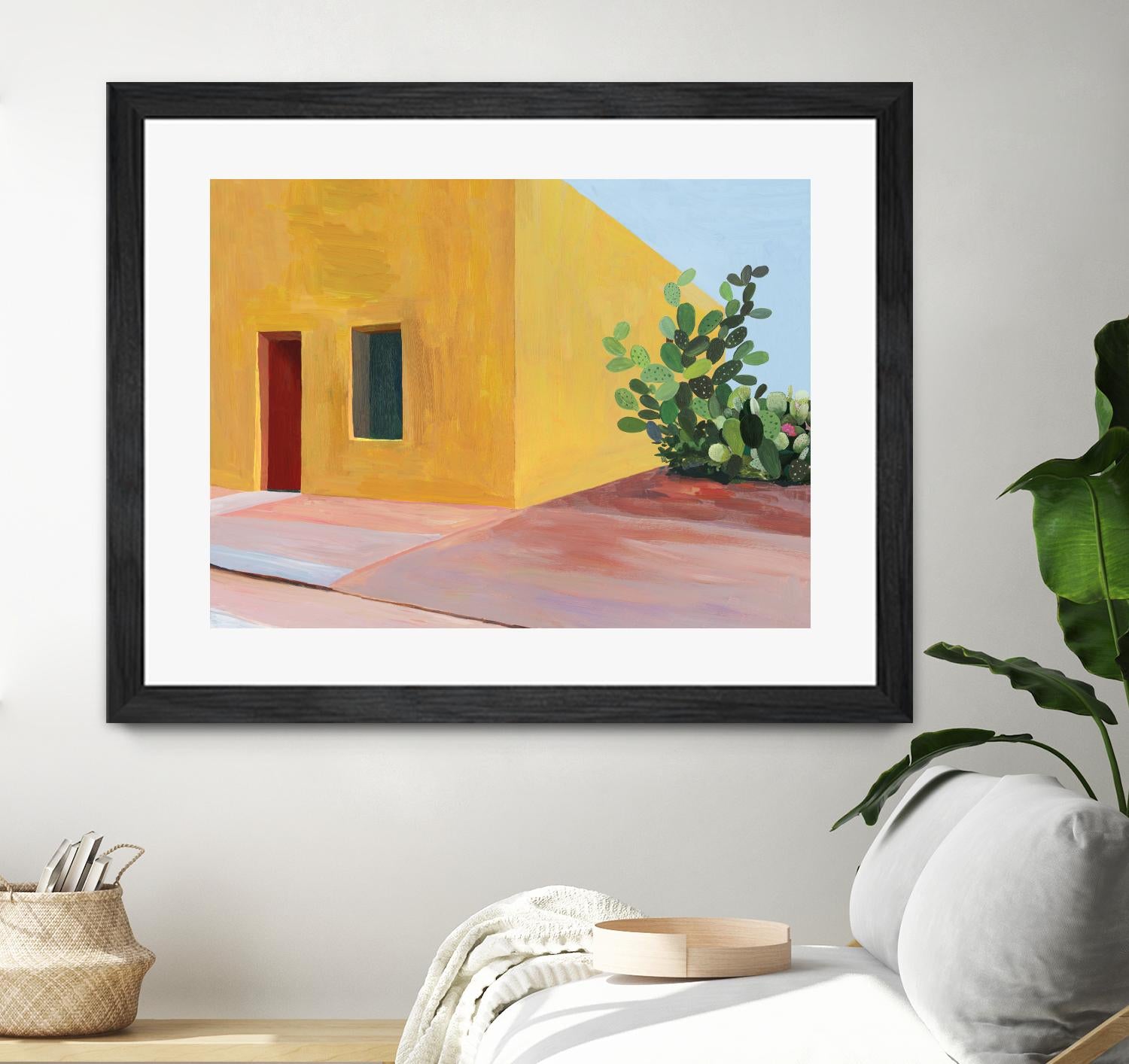 Tuscan Valley by Aimee Wilson on GIANT ART - red architecture cactus