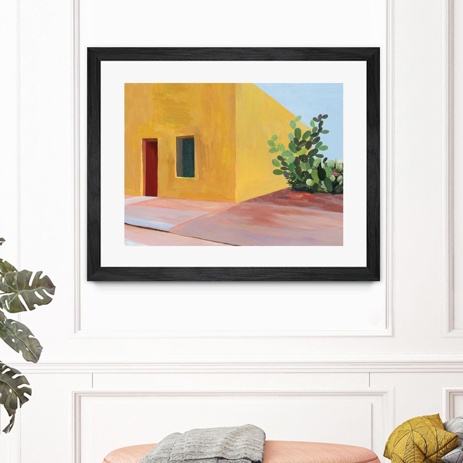 Tuscan Valley by Aimee Wilson on GIANT ART - red architecture cactus