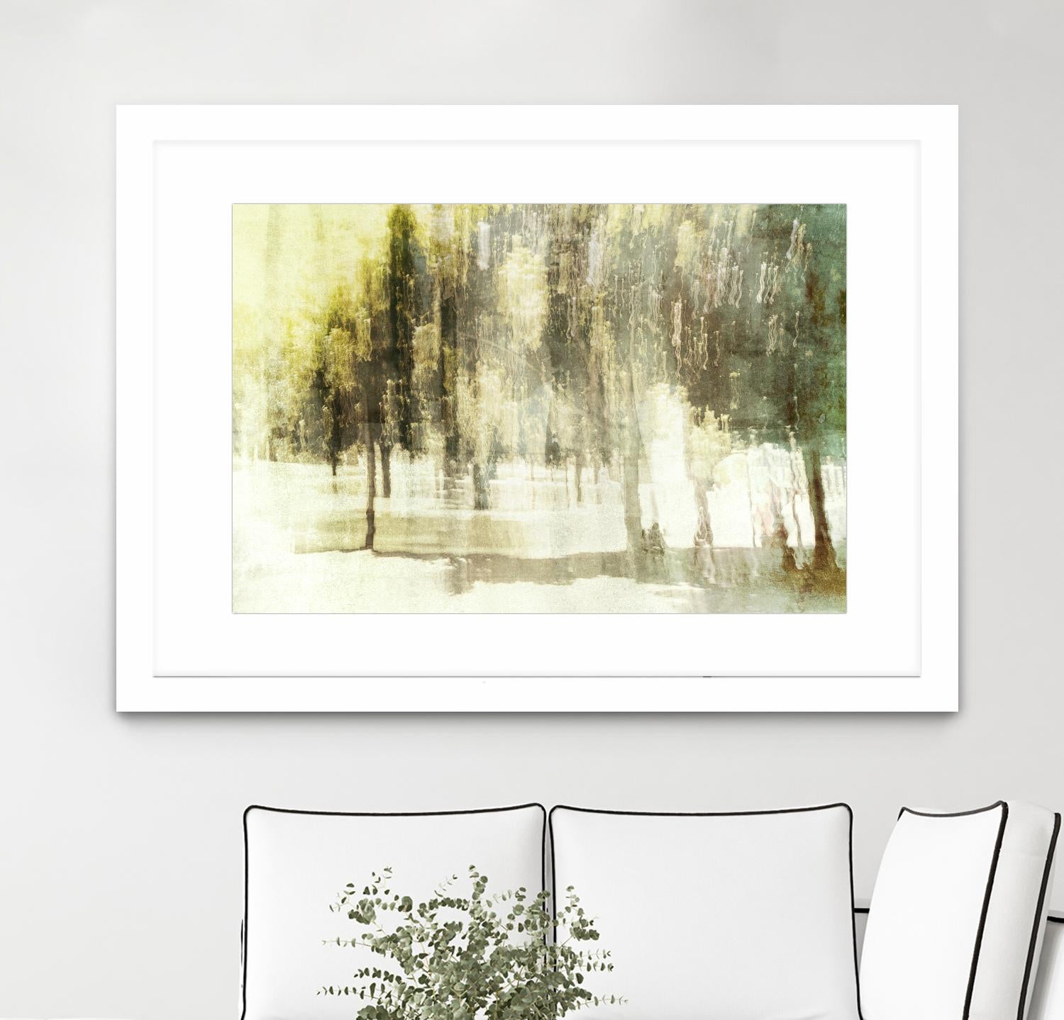 Wood in Motion III by William Cooke on GIANT ART - white abstract