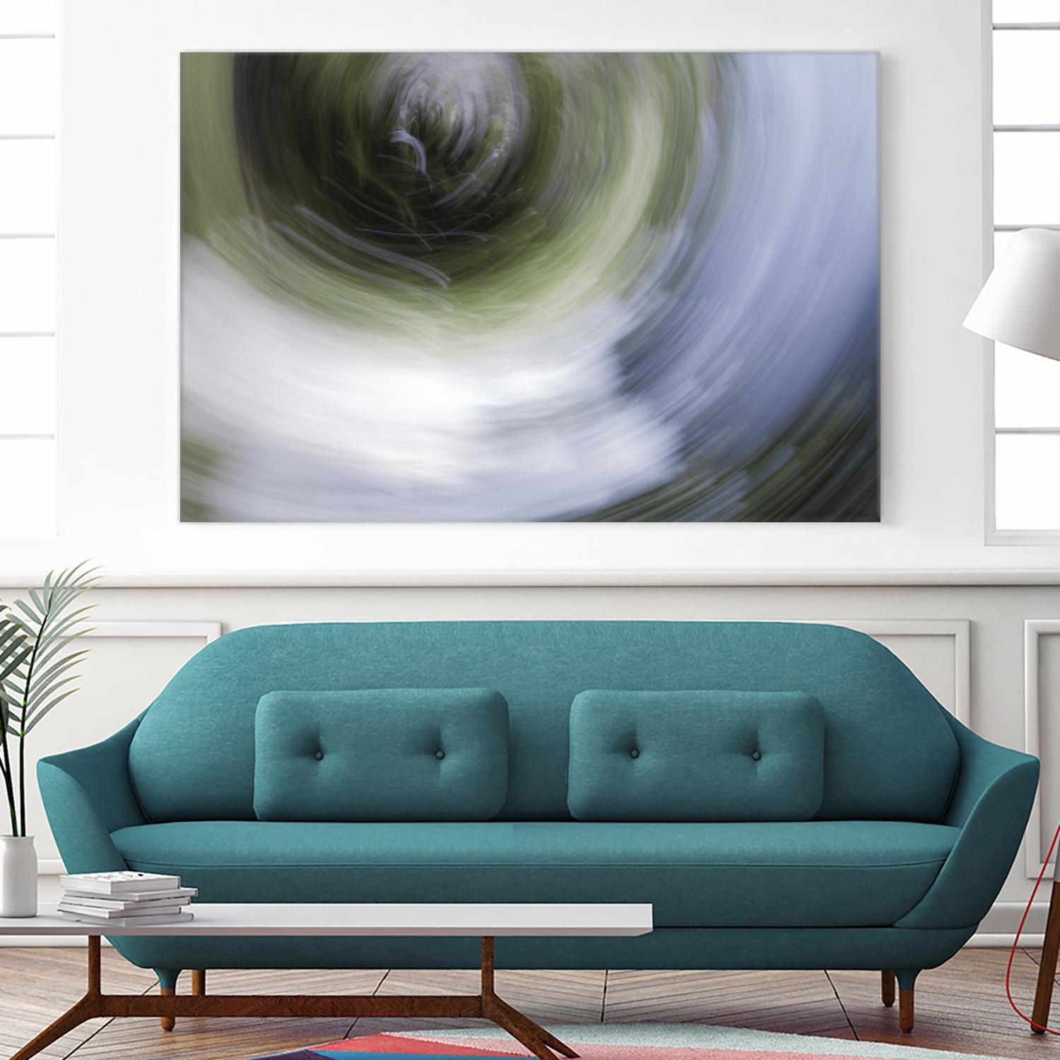 Echoes III by William Cooke on GIANT ART - green abstract