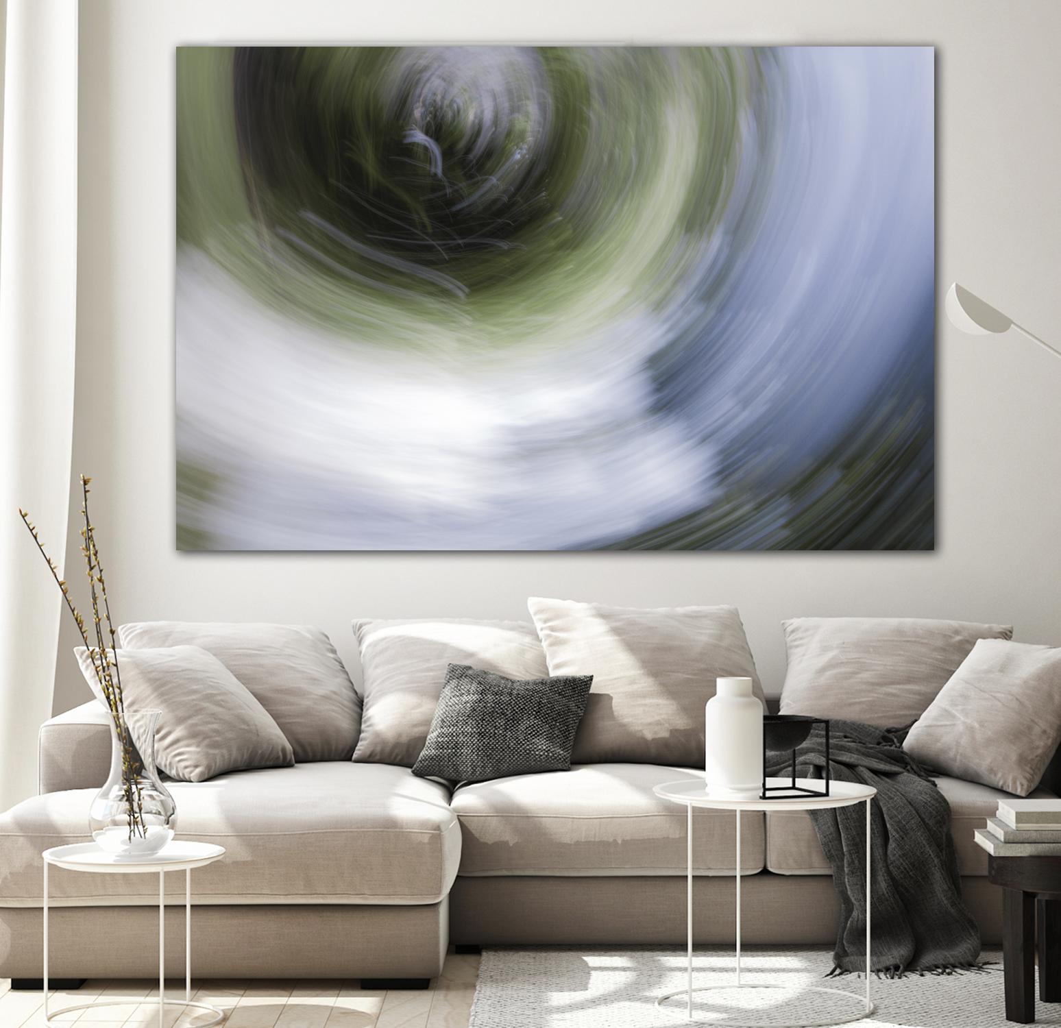 Echoes III by William Cooke on GIANT ART - green abstract