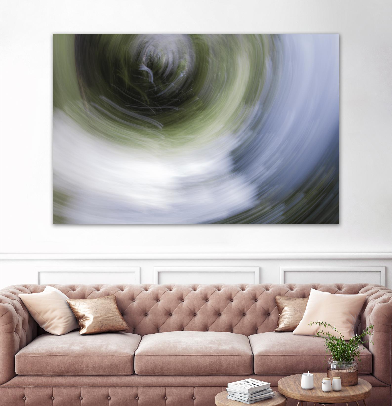 Echoes III by William Cooke on GIANT ART - green abstract