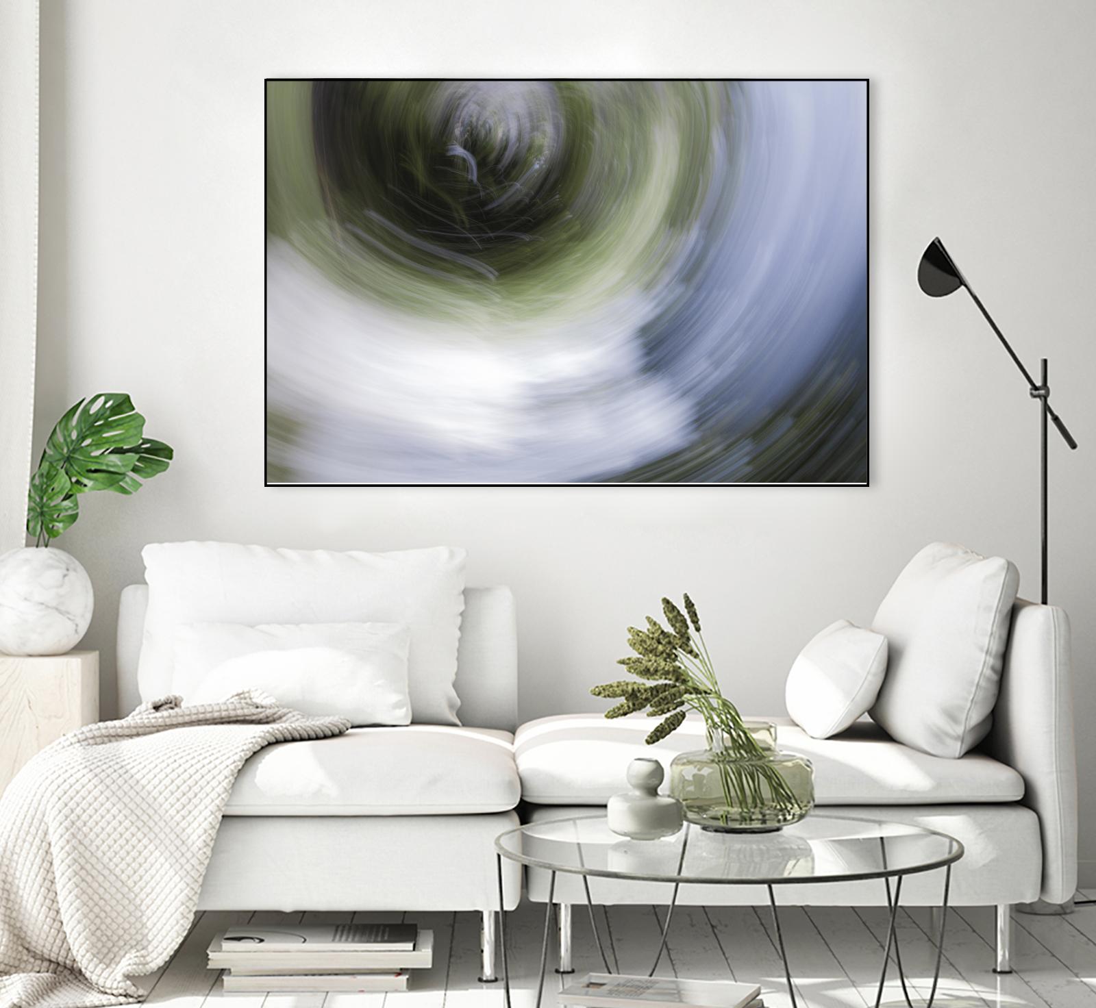 Echoes III by William Cooke on GIANT ART - green abstract