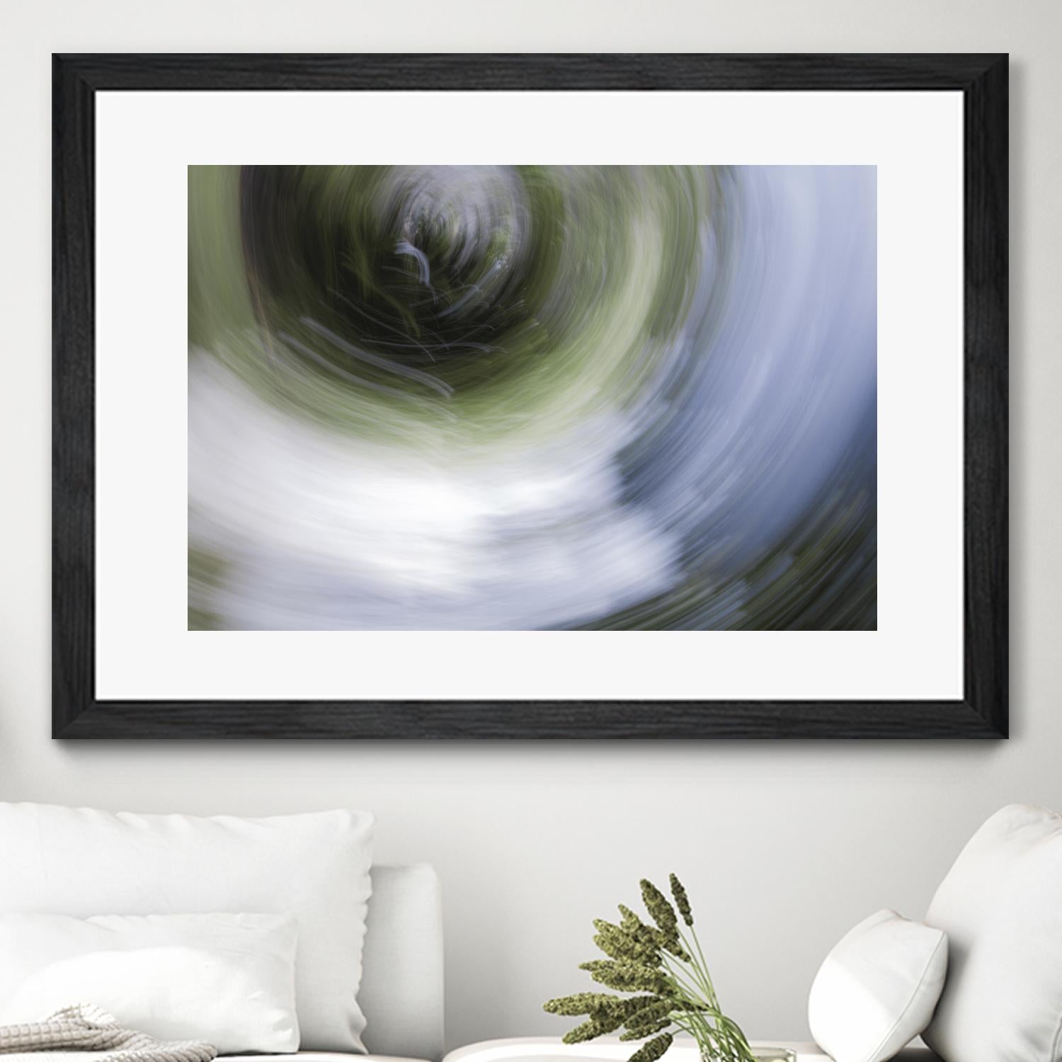 Echoes III by William Cooke on GIANT ART - green abstract