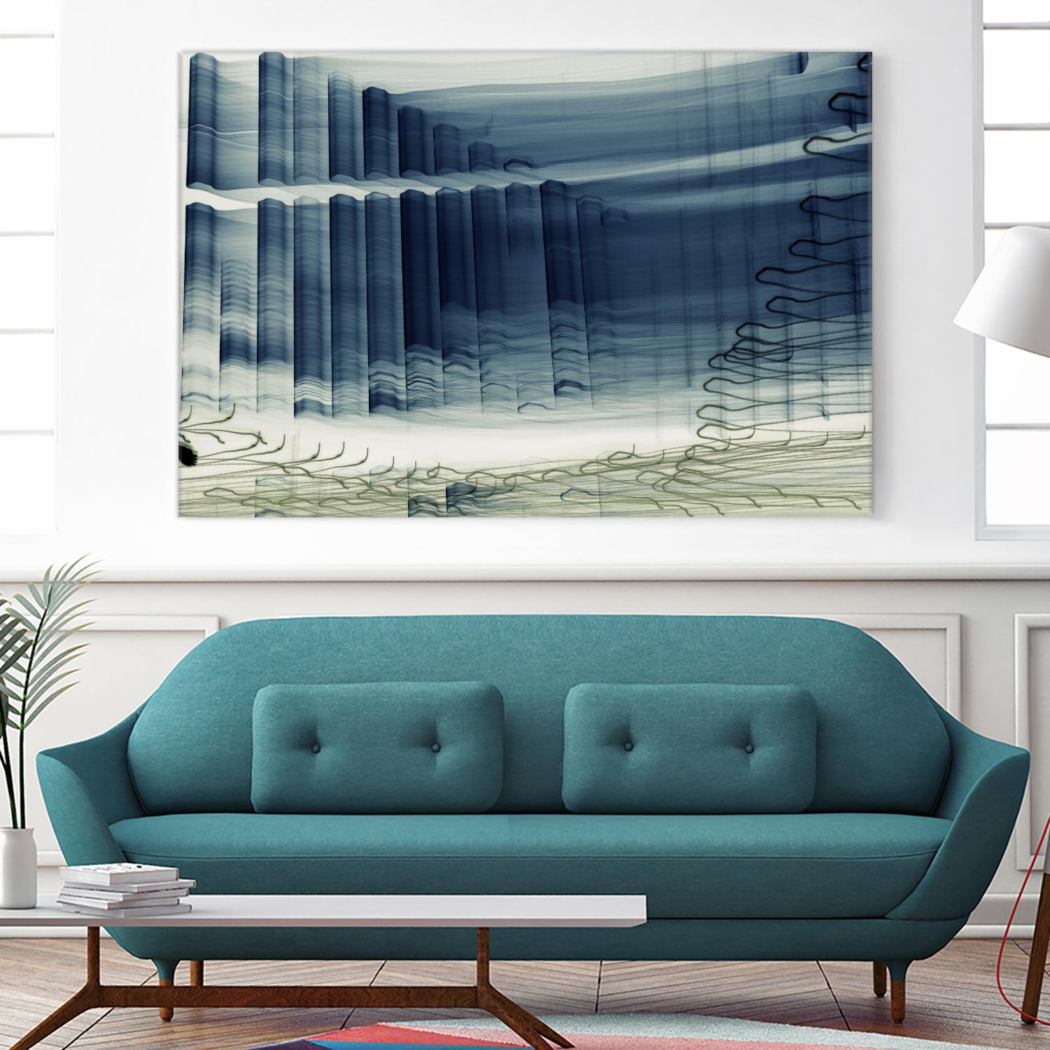 Light Wave I by William Cooke on GIANT ART - white abstract