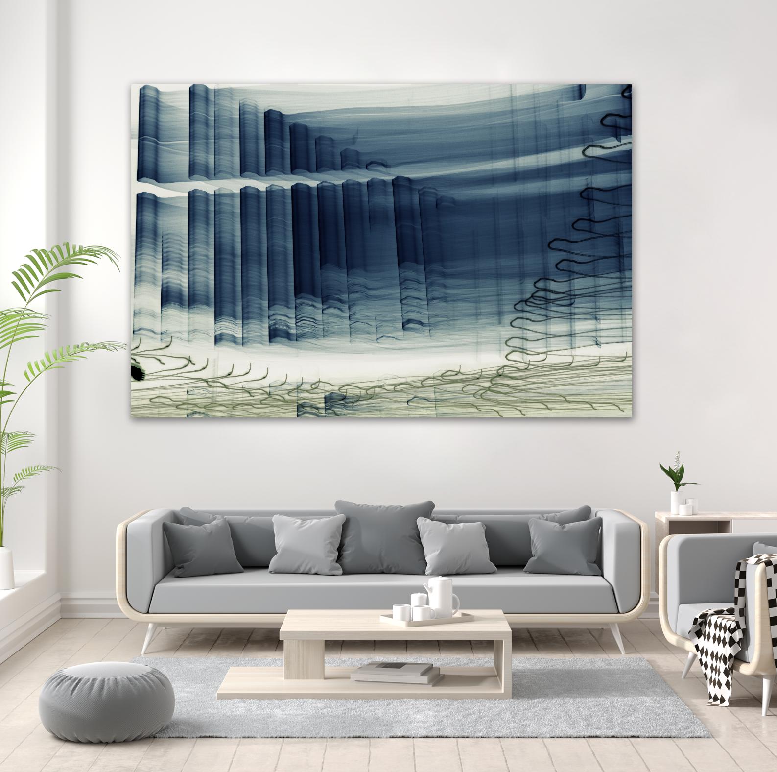 Light Wave I by William Cooke on GIANT ART - white abstract