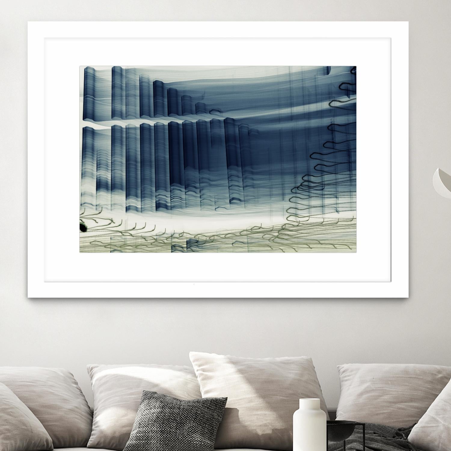 Light Wave I by William Cooke on GIANT ART - white abstract