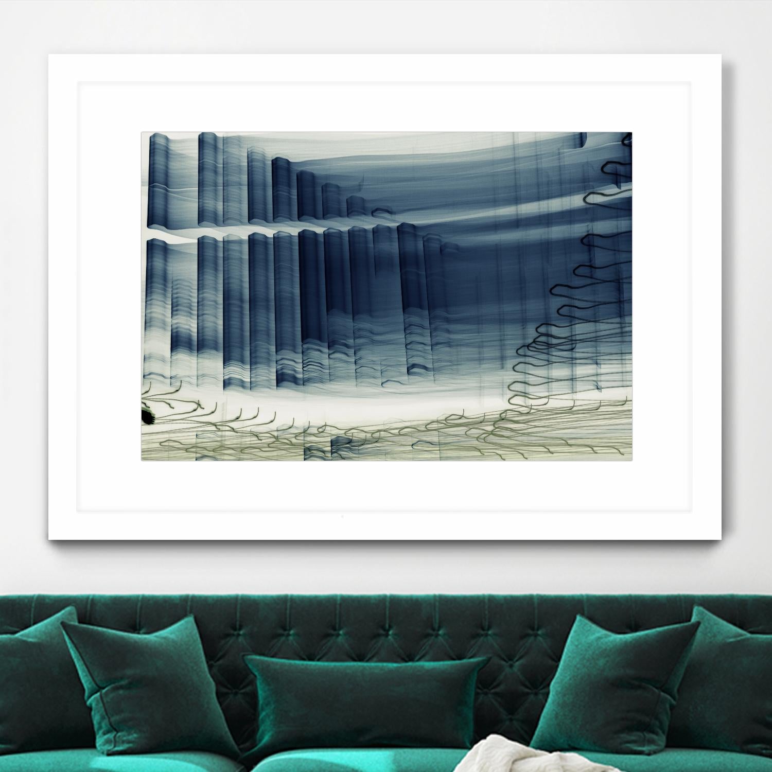 Light Wave I by William Cooke on GIANT ART - white abstract