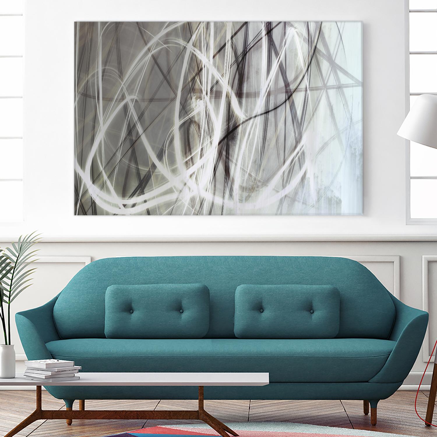 Crosswinds I by William Cooke on GIANT ART - white abstract