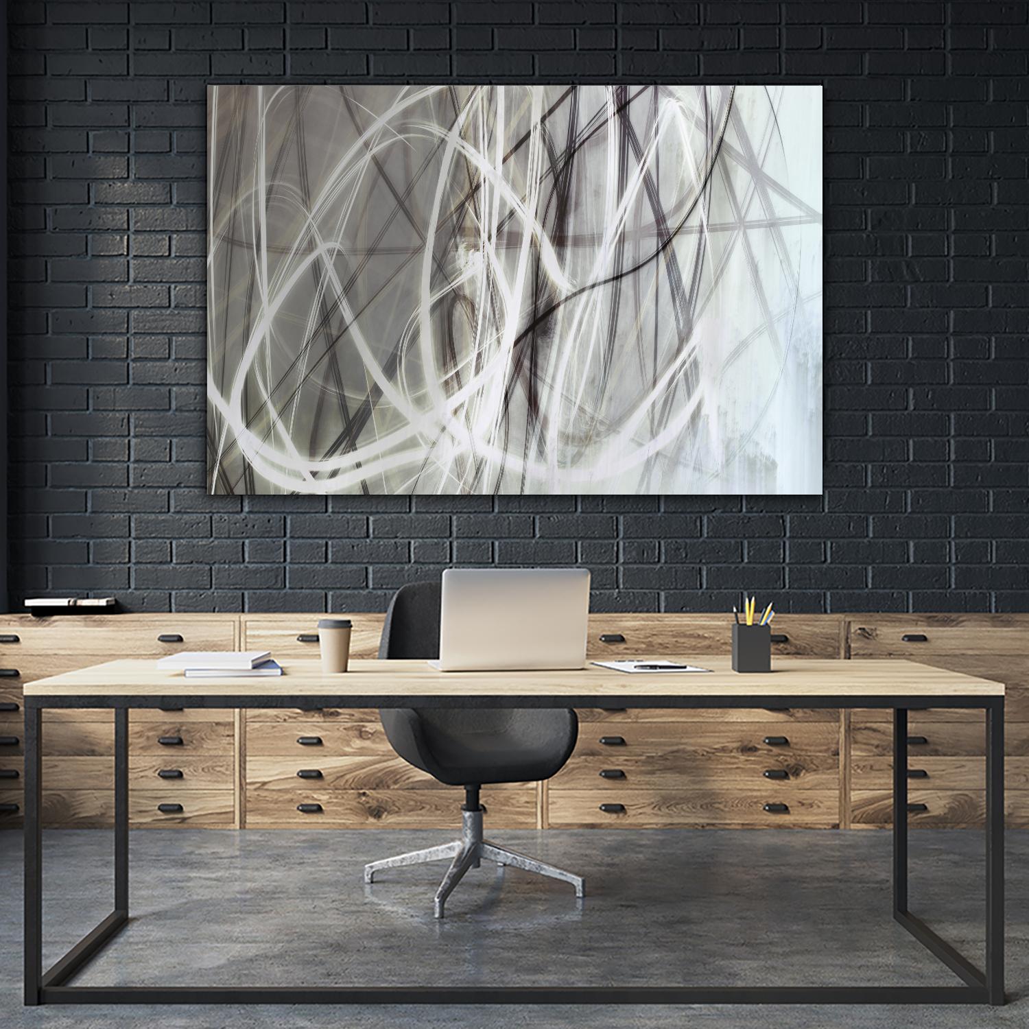 Crosswinds I by William Cooke on GIANT ART - white abstract