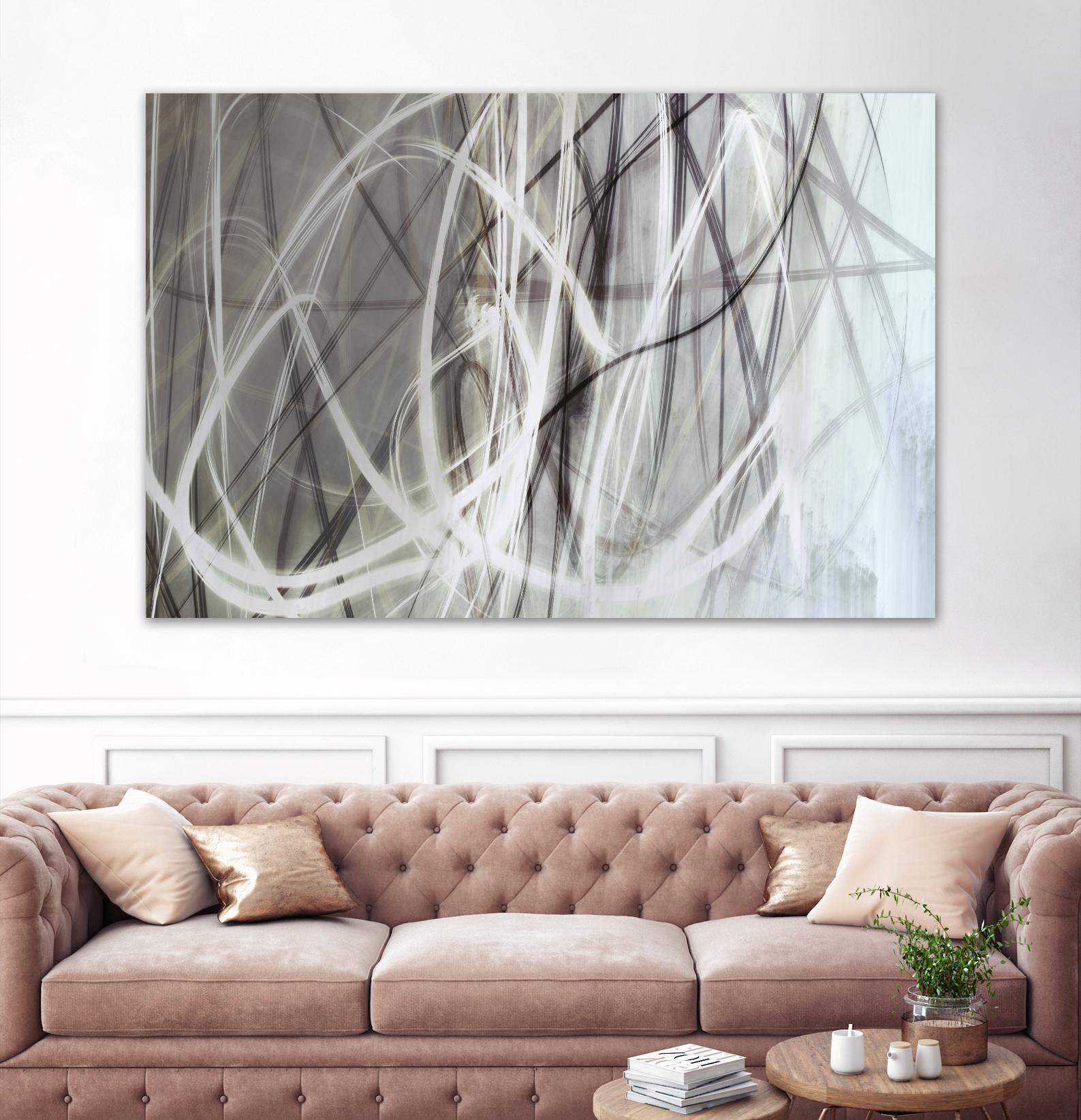 Crosswinds I by William Cooke on GIANT ART - white abstract