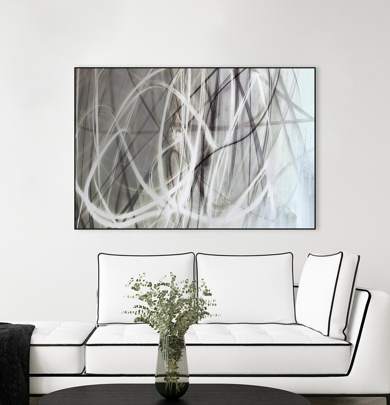 Crosswinds I by William Cooke on GIANT ART - white abstract