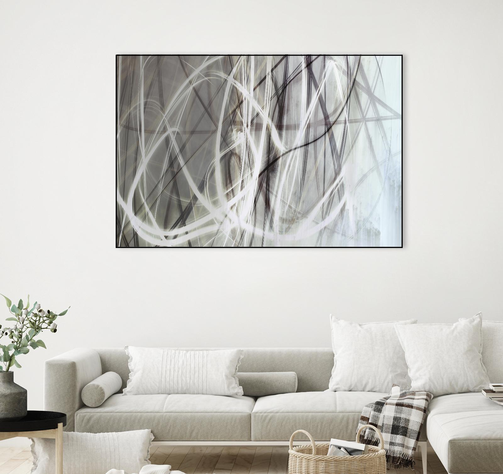 Crosswinds I by William Cooke on GIANT ART - white abstract