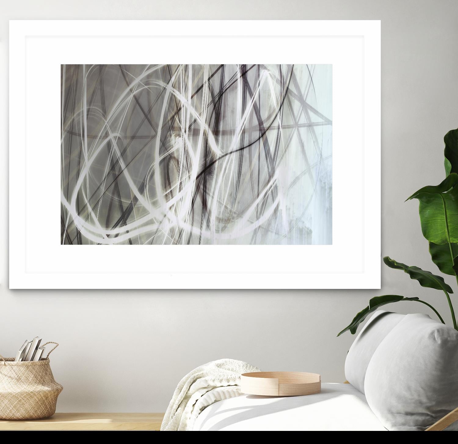 Crosswinds I by William Cooke on GIANT ART - white abstract