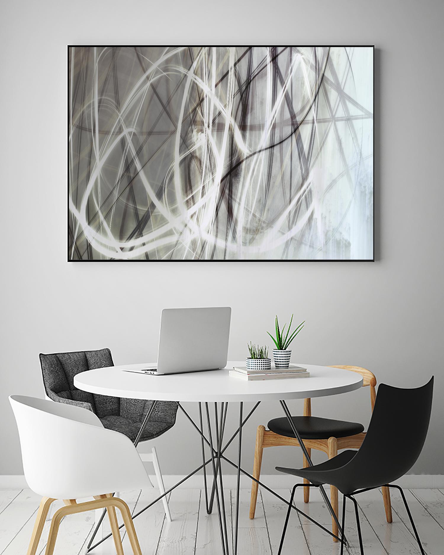 Crosswinds I by William Cooke on GIANT ART - white abstract