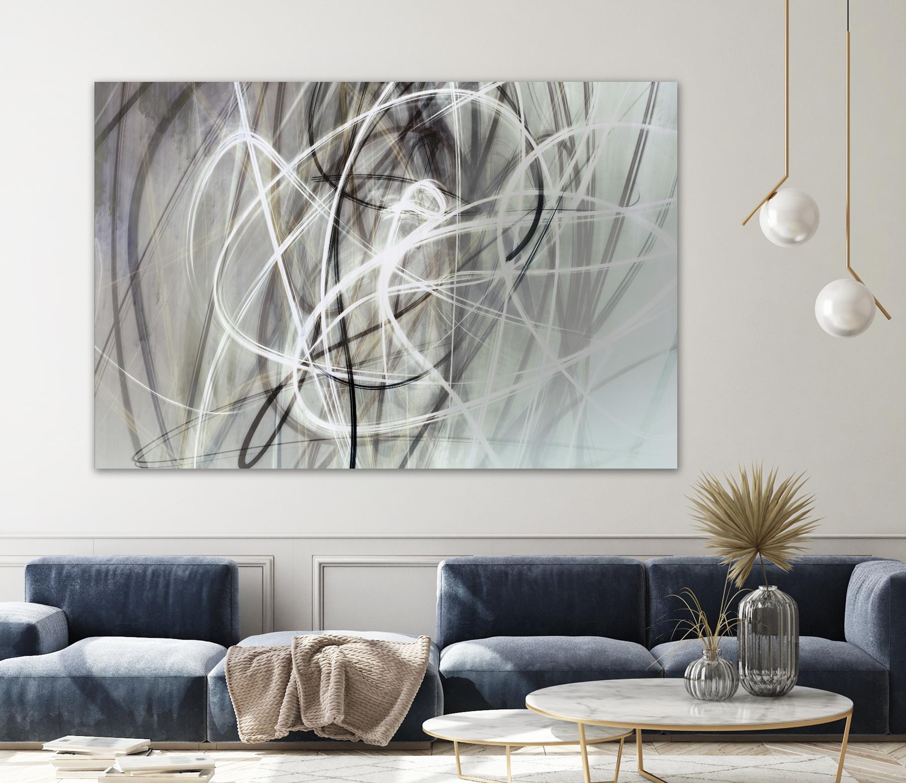 Crosswinds IV by William Cooke on GIANT ART - white abstract