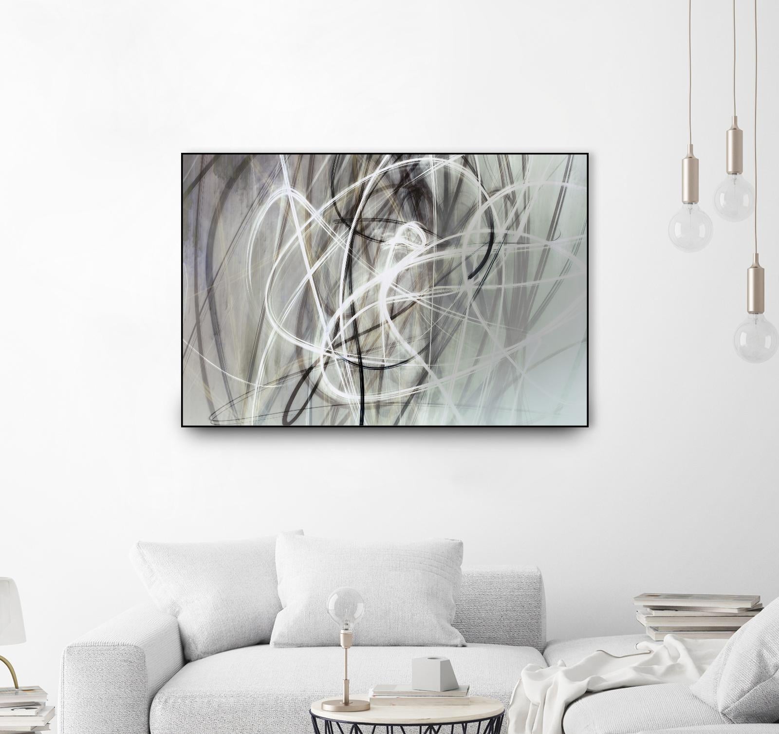 Crosswinds IV by William Cooke on GIANT ART - white abstract