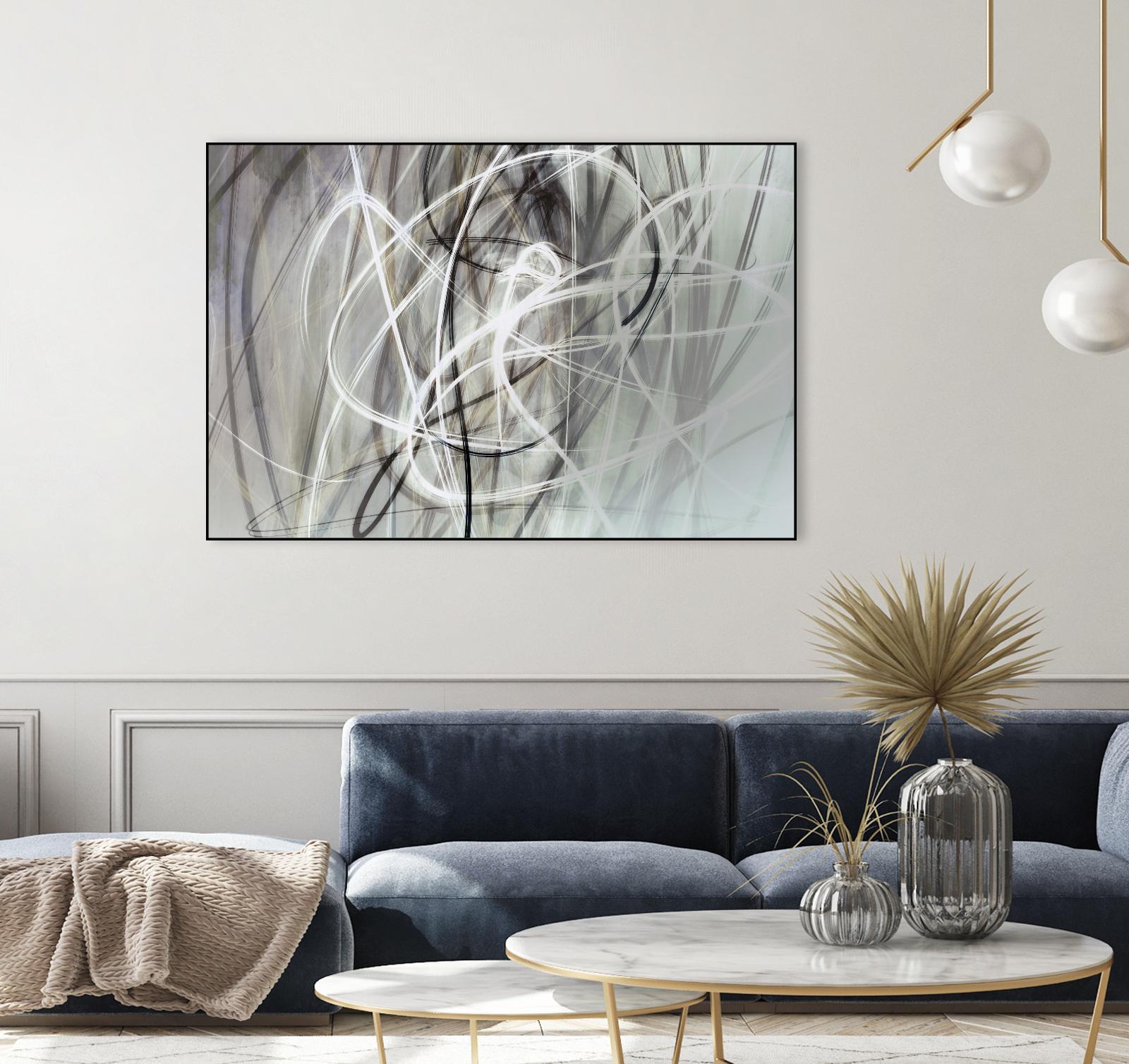 Crosswinds IV by William Cooke on GIANT ART - white abstract