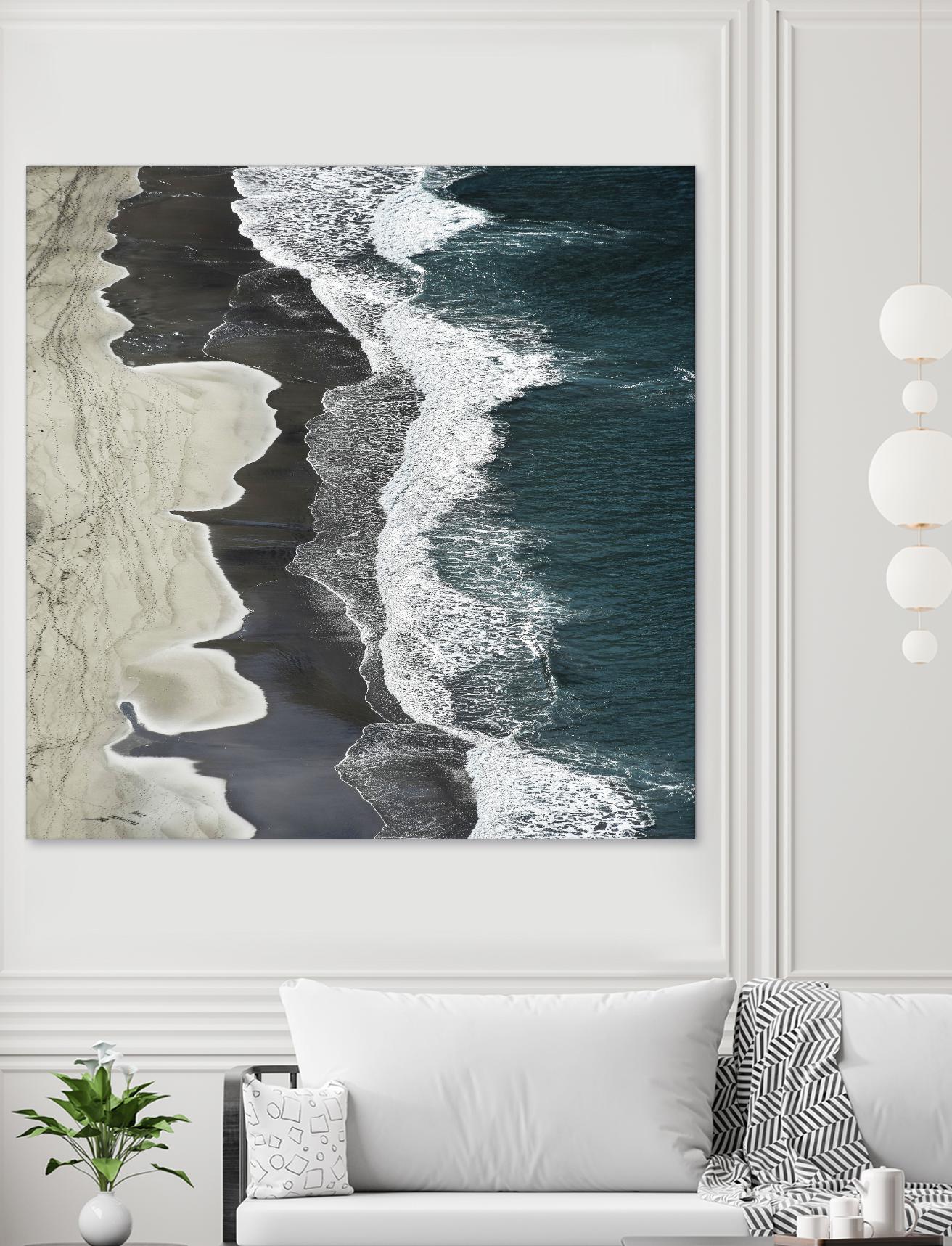 Molenaar - Running Waves by 1X on GIANT ART - grey landscape