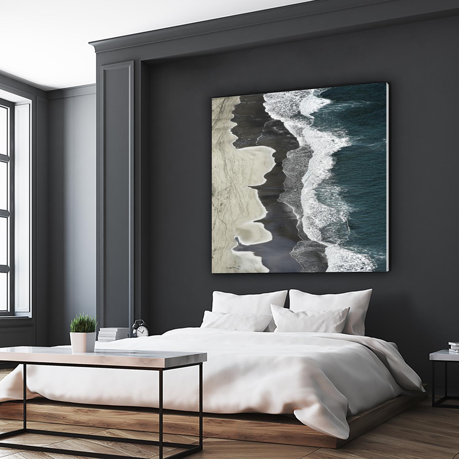 Molenaar - Running Waves by 1X on GIANT ART - grey landscape