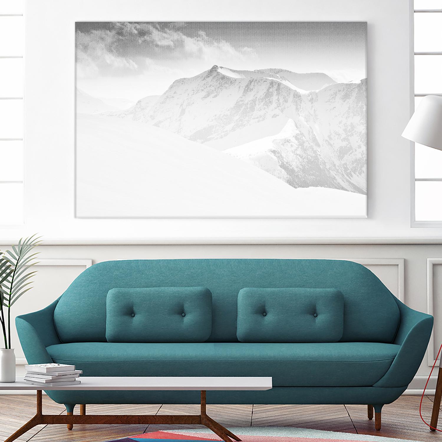 Keilen - Untitled by 1X on GIANT ART - grey landscape