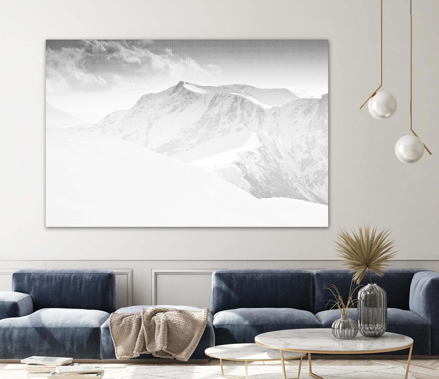 Keilen - Untitled by 1X on GIANT ART - grey landscape