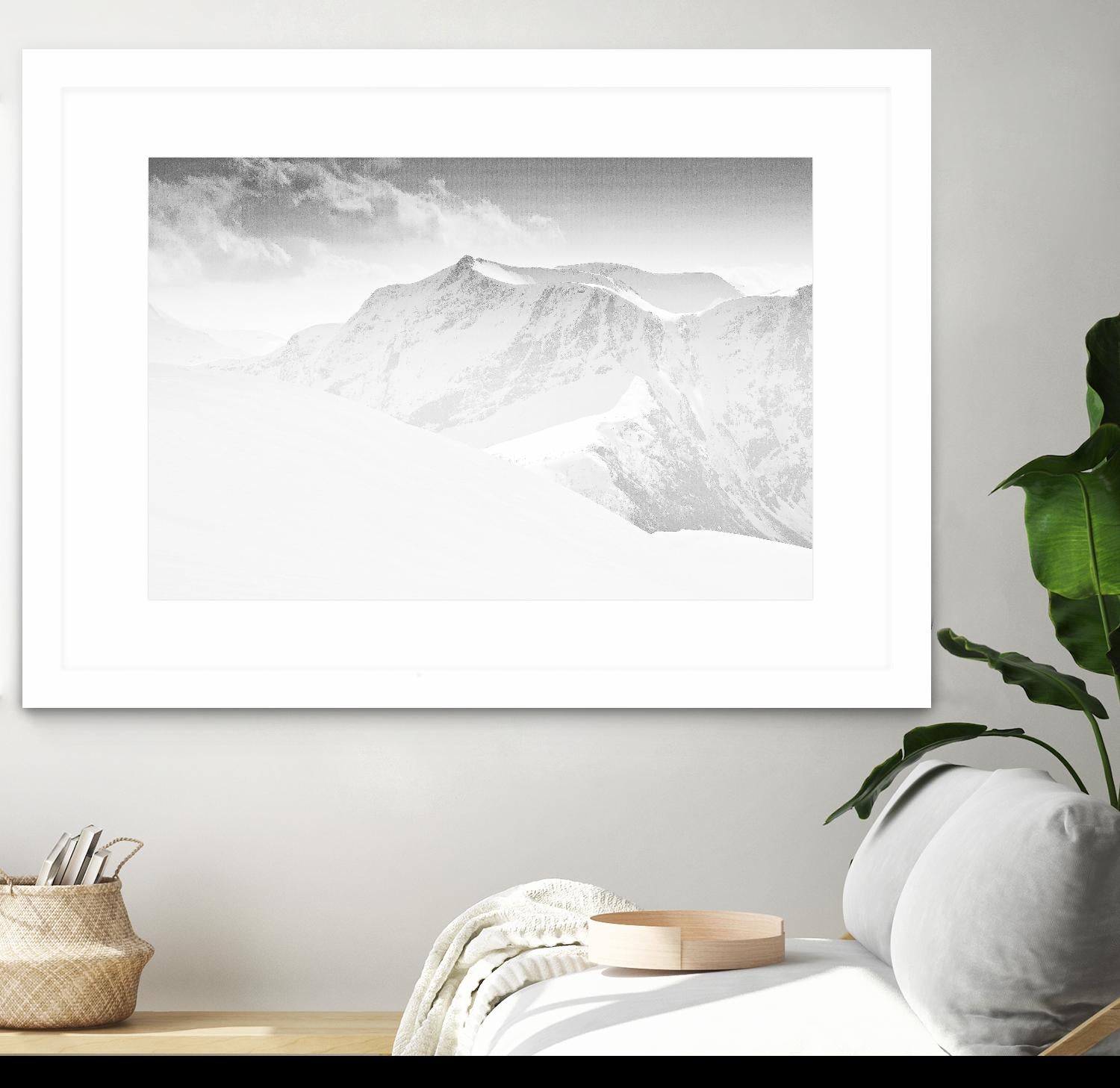 Keilen - Untitled by 1X on GIANT ART - grey landscape