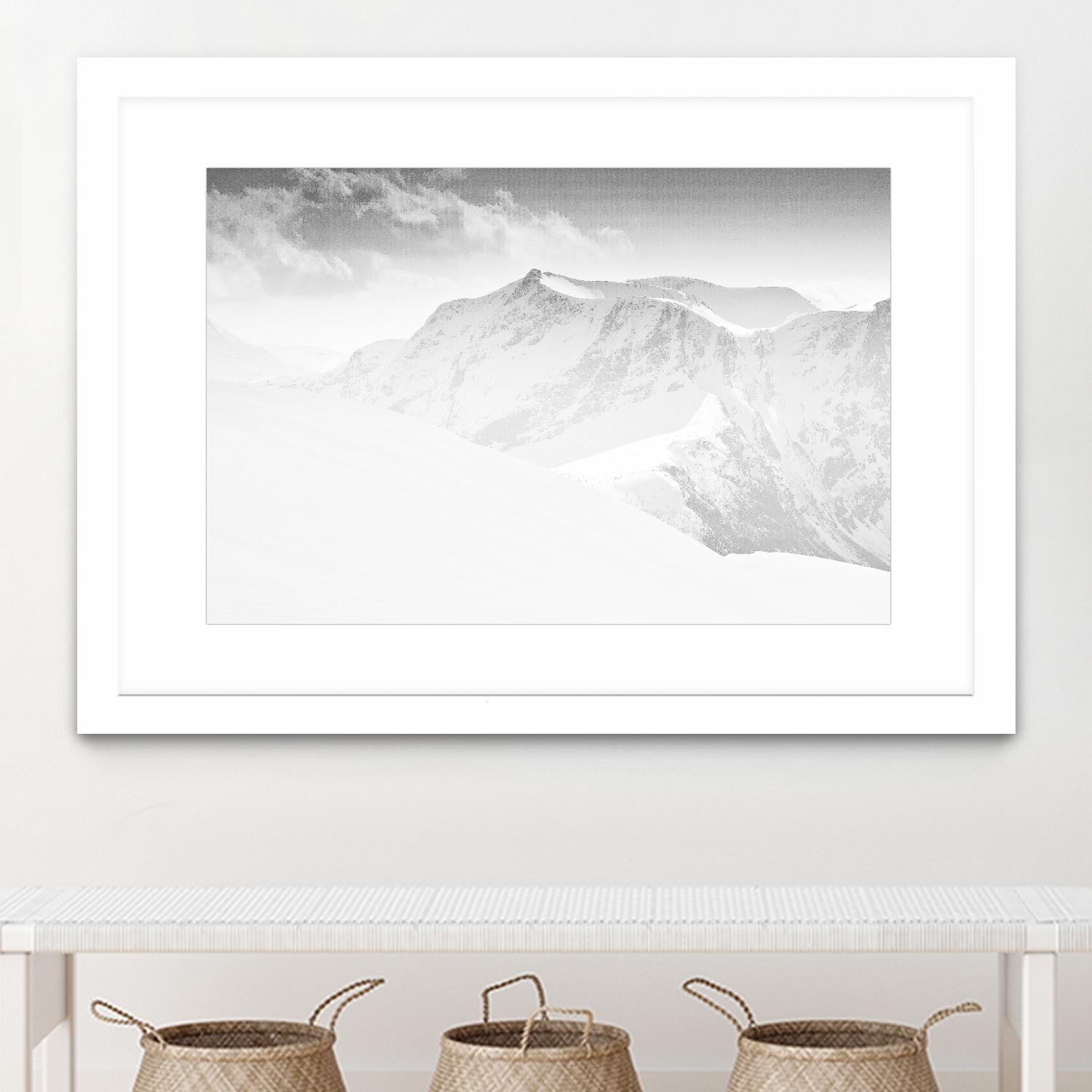 Keilen - Untitled by 1X on GIANT ART - grey landscape