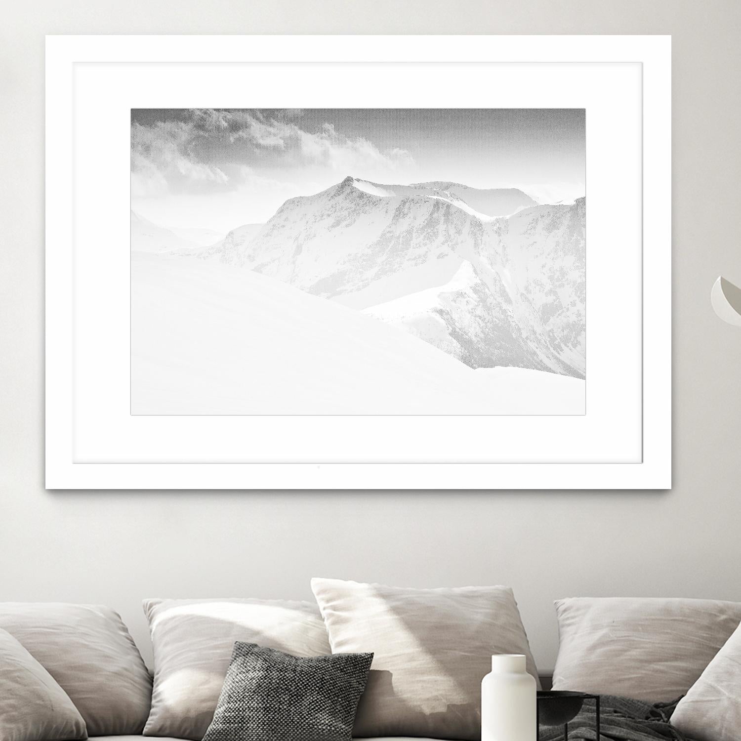 Keilen - Untitled by 1X on GIANT ART - grey landscape