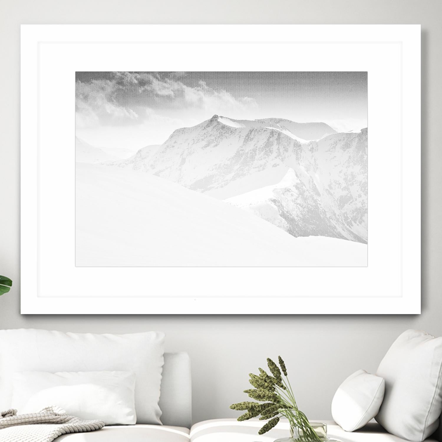 Keilen - Untitled by 1X on GIANT ART - grey landscape