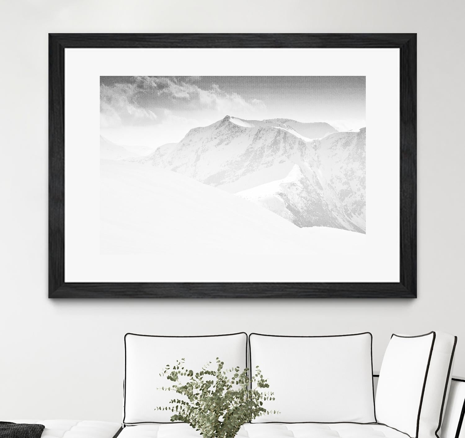 Keilen - Untitled by 1X on GIANT ART - grey landscape