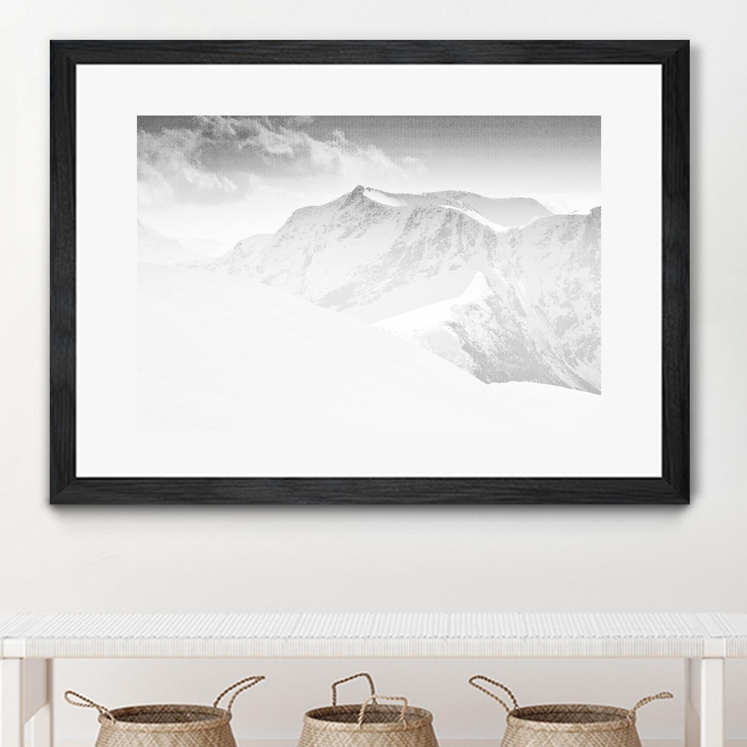 Keilen - Untitled by 1X on GIANT ART - grey landscape