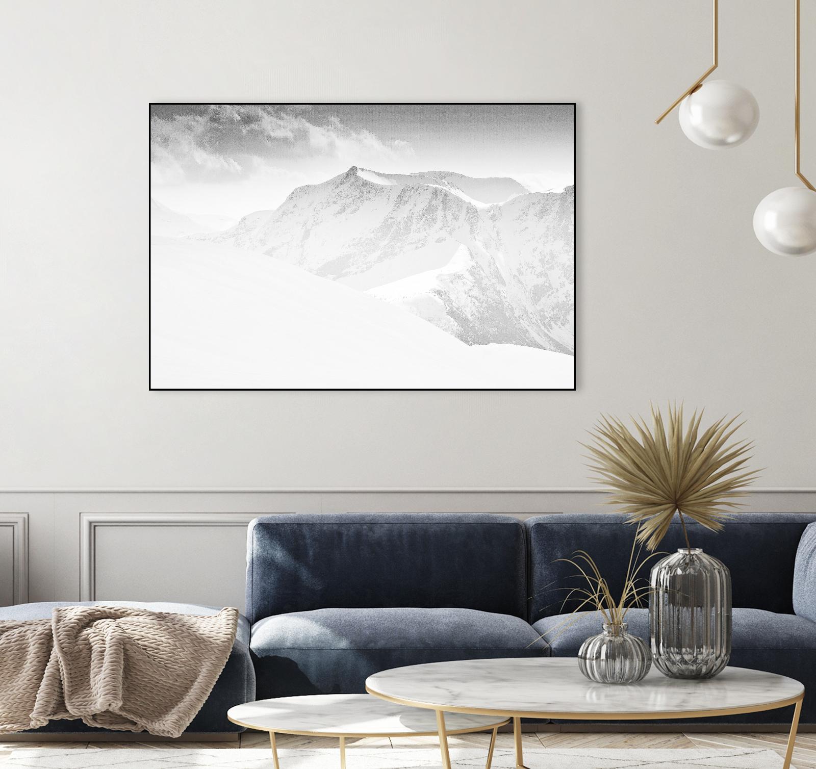 Keilen - Untitled by 1X on GIANT ART - grey landscape