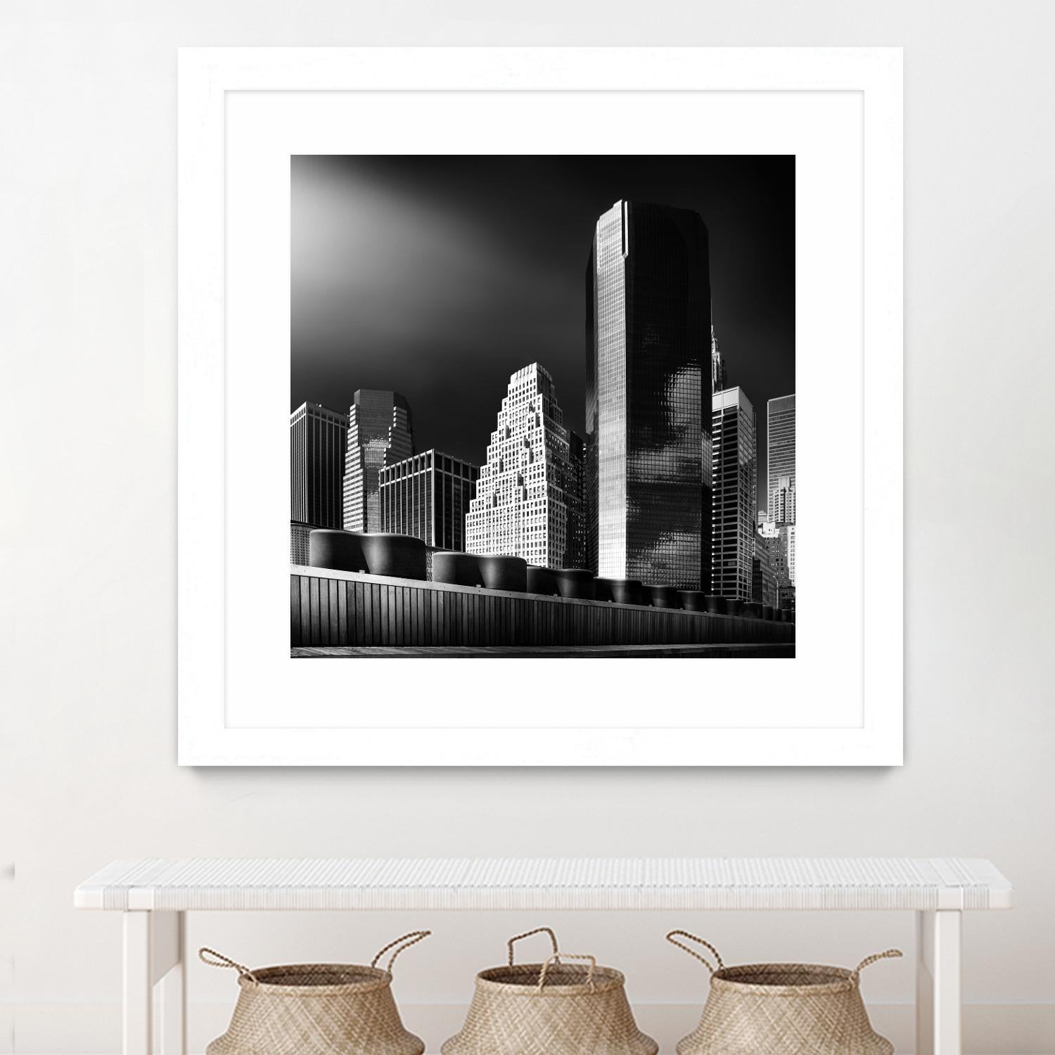 Skyline by Bauer 1X on GIANT ART - black city scene