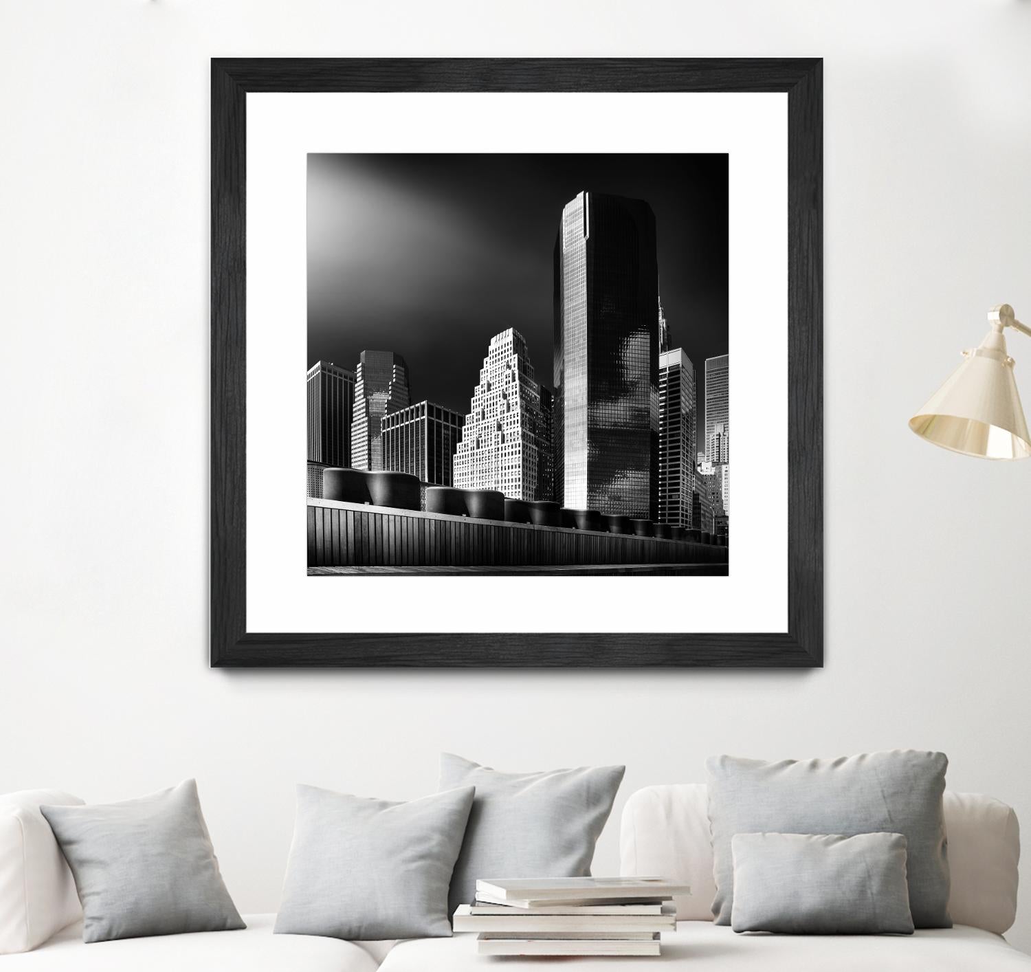Skyline by Bauer 1X on GIANT ART - black city scene