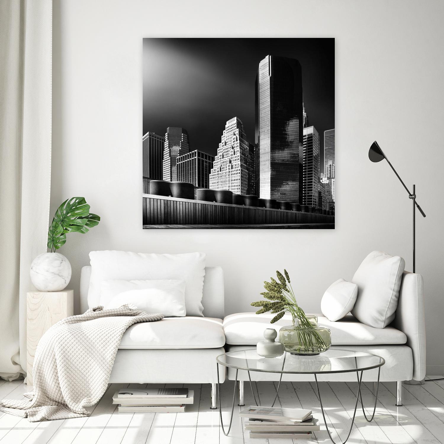 Skyline by Bauer 1X on GIANT ART - black city scene