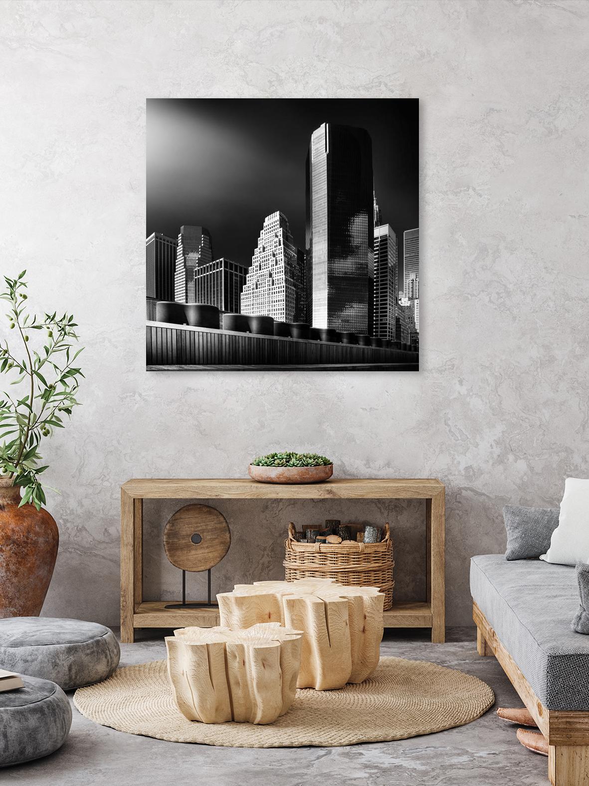 Skyline by Bauer 1X on GIANT ART - black city scene