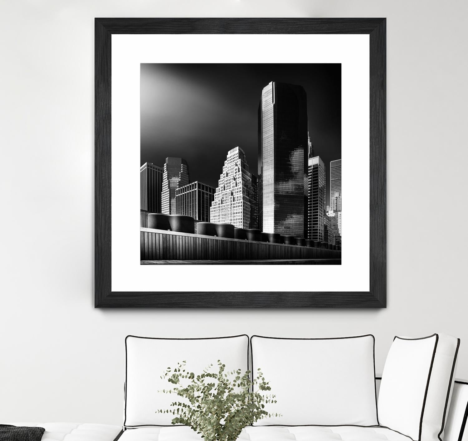 Skyline by Bauer 1X on GIANT ART - black city scene
