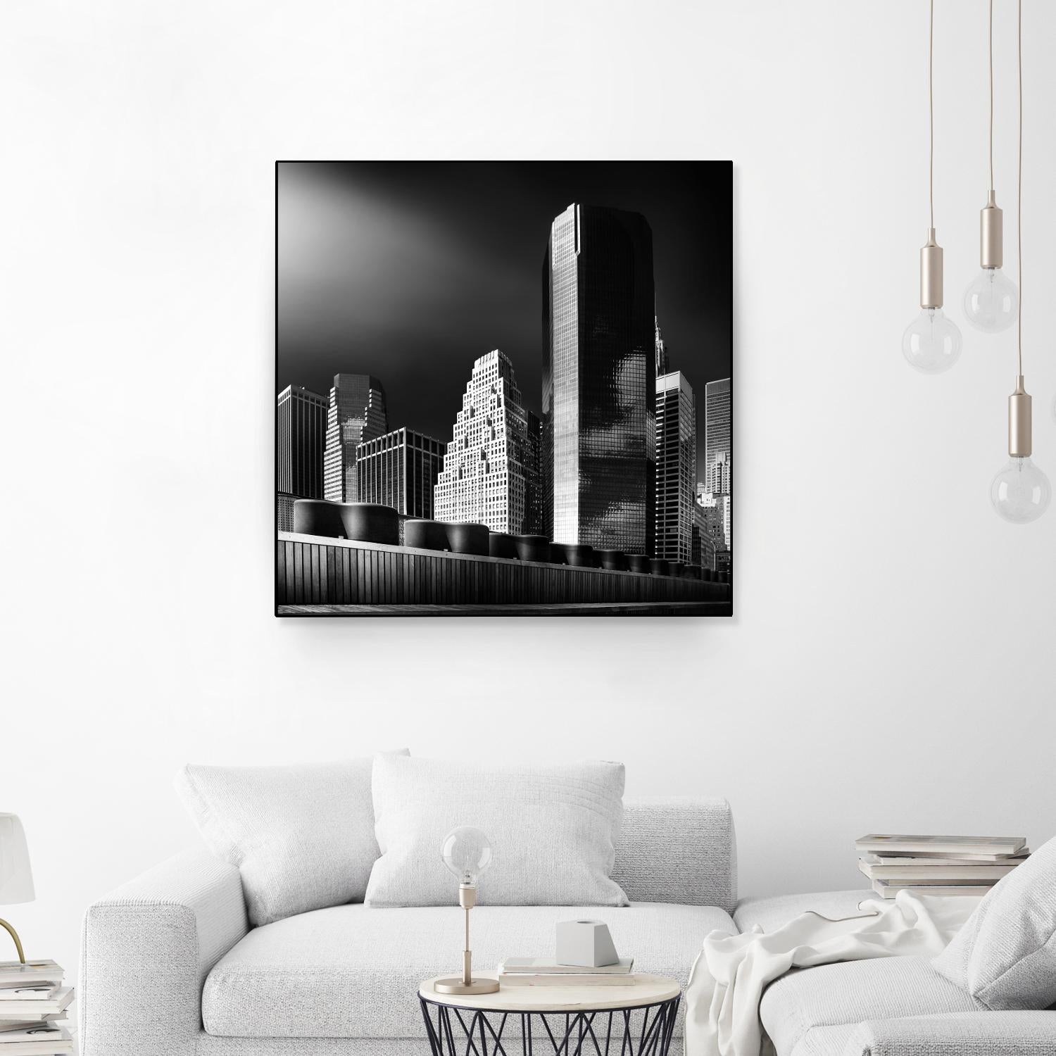 Skyline by Bauer 1X on GIANT ART - black city scene